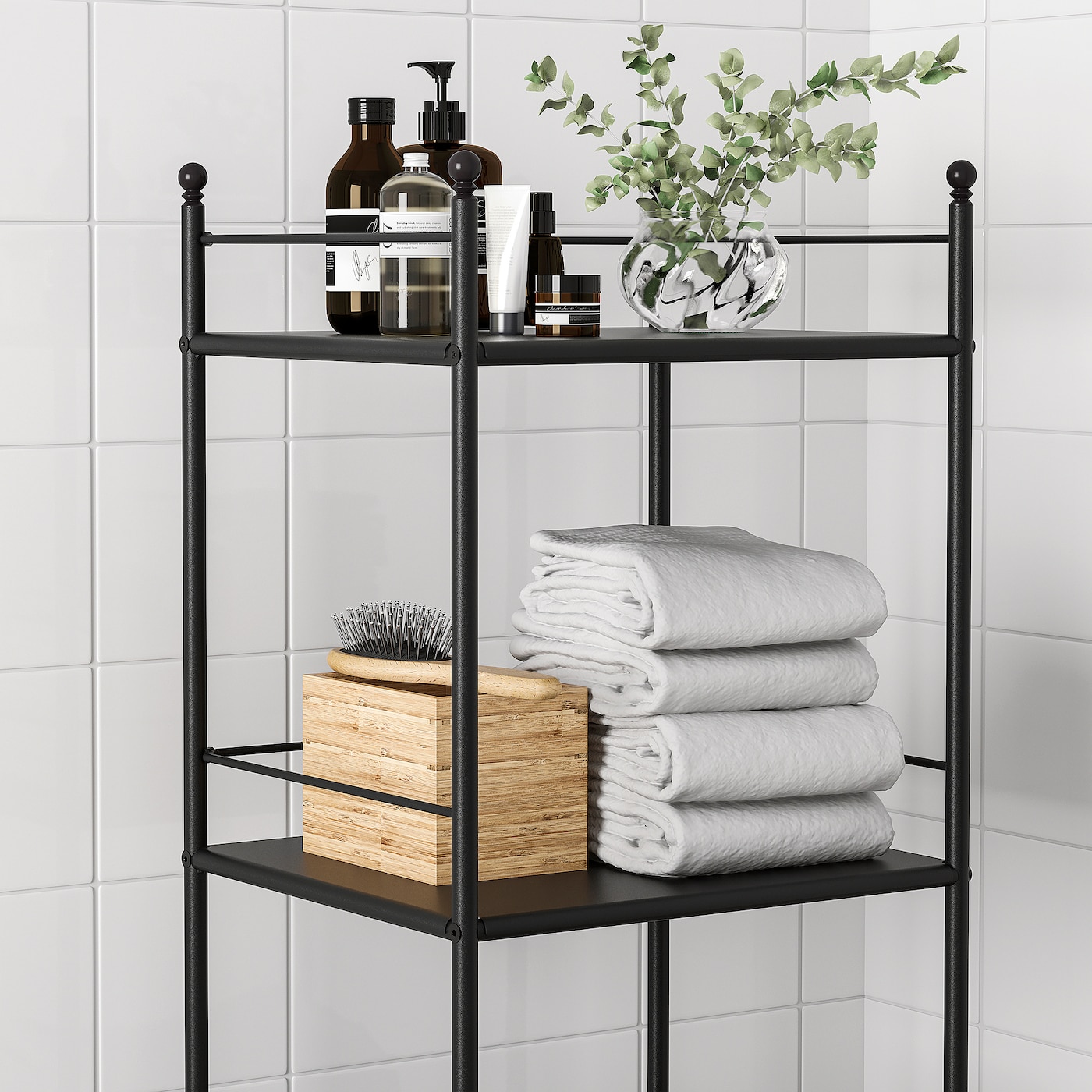 FRÖSJÖN shelving unit black - IKEA