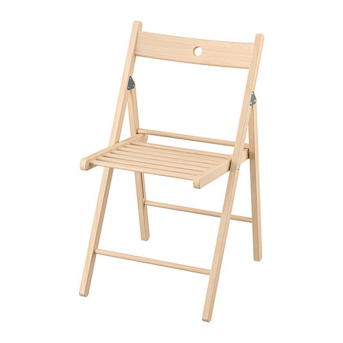 TERJE folding chair beech - IKEA