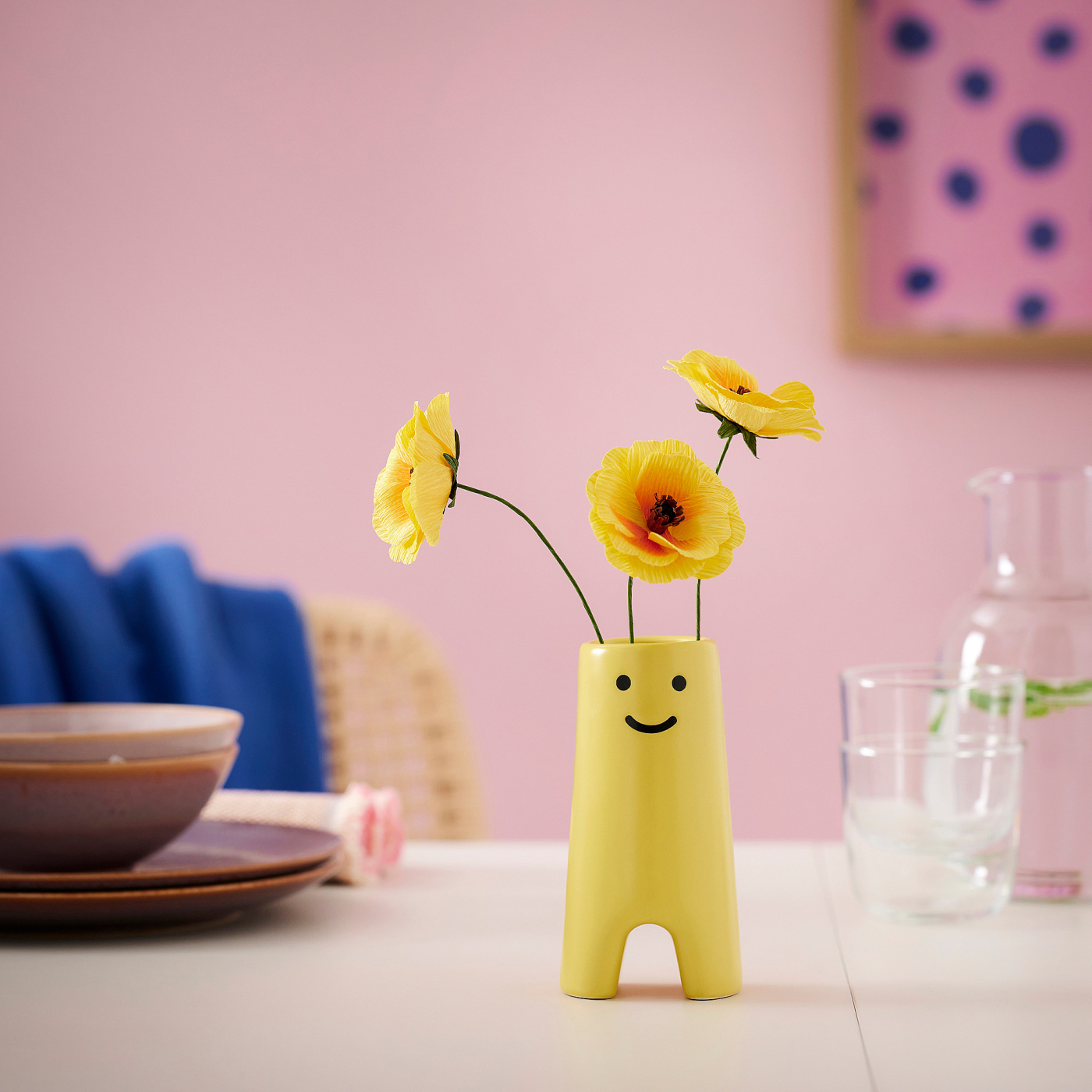 FRÖVÄXT vase yellow - IKEA