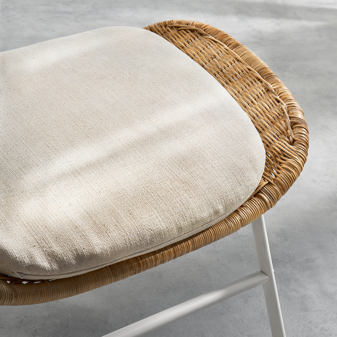 FRYKSÅS footstool rattan Risane/natural - IKEA
