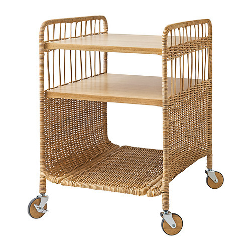 TESAMMANS storage unit on castors multicolour - IKEA