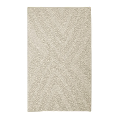 VODSKOV rug, flatwoven natural/light grey - IKEA