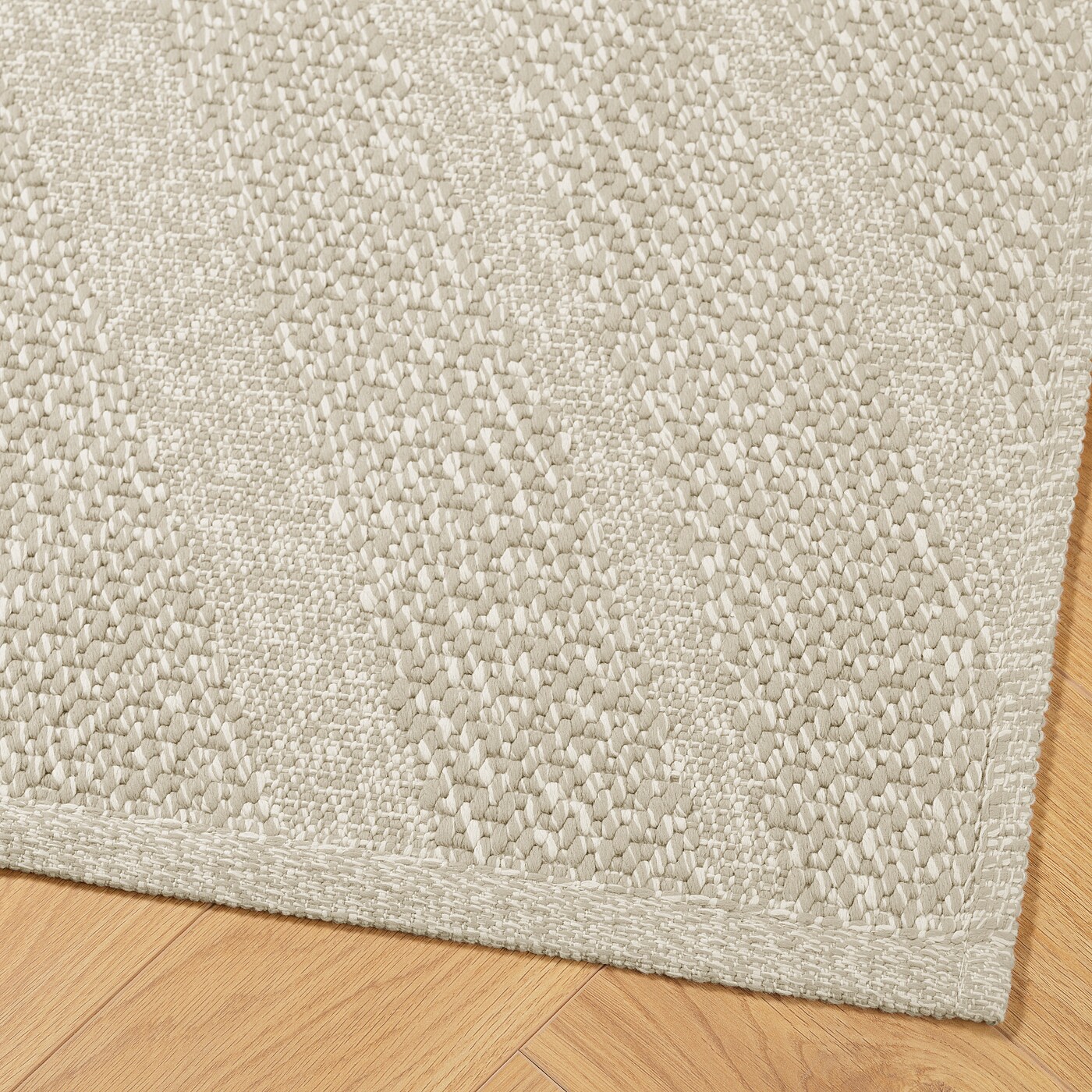 新品未使用！IKEA FULLMAKTフルマクトラグ　屋外　屋内　200✖️300 FULLMAKT rug flatwoven, in/outdoor beige/mélange - IKEA