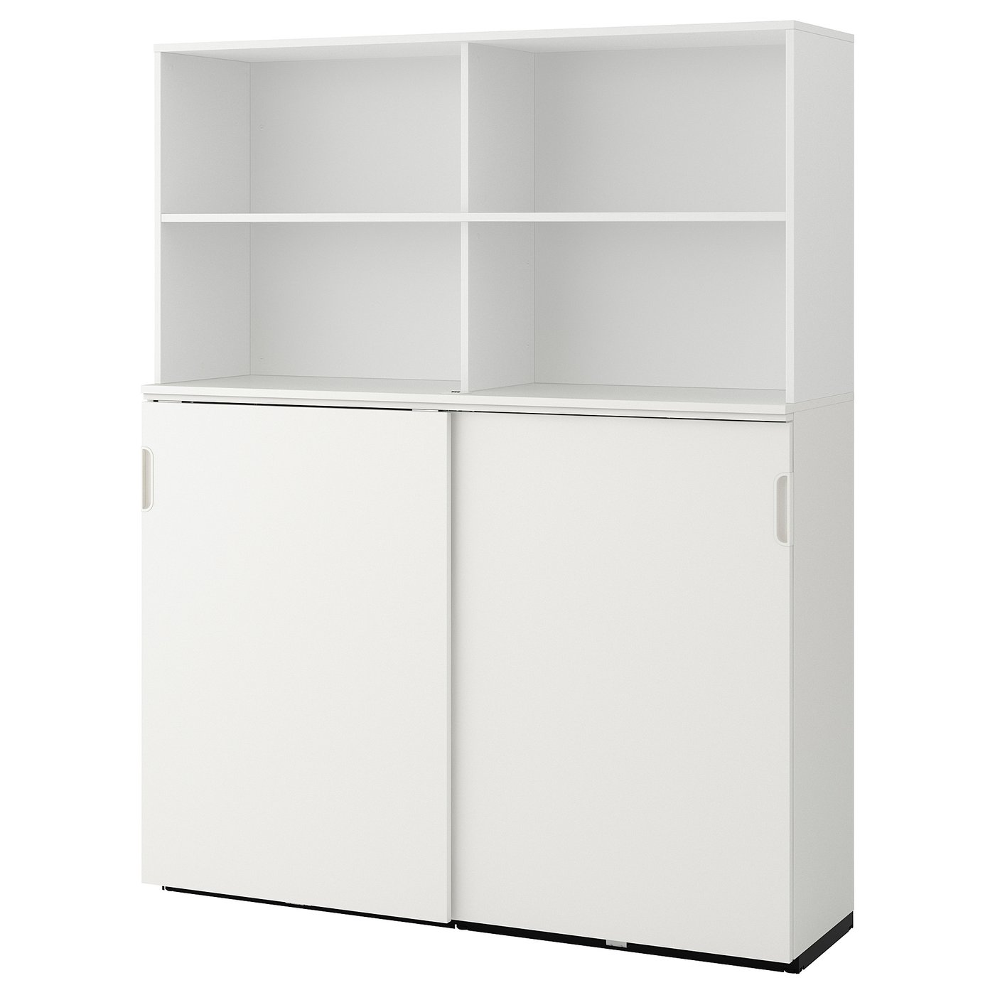 GALANT storage combination w sliding doors white - IKEA
