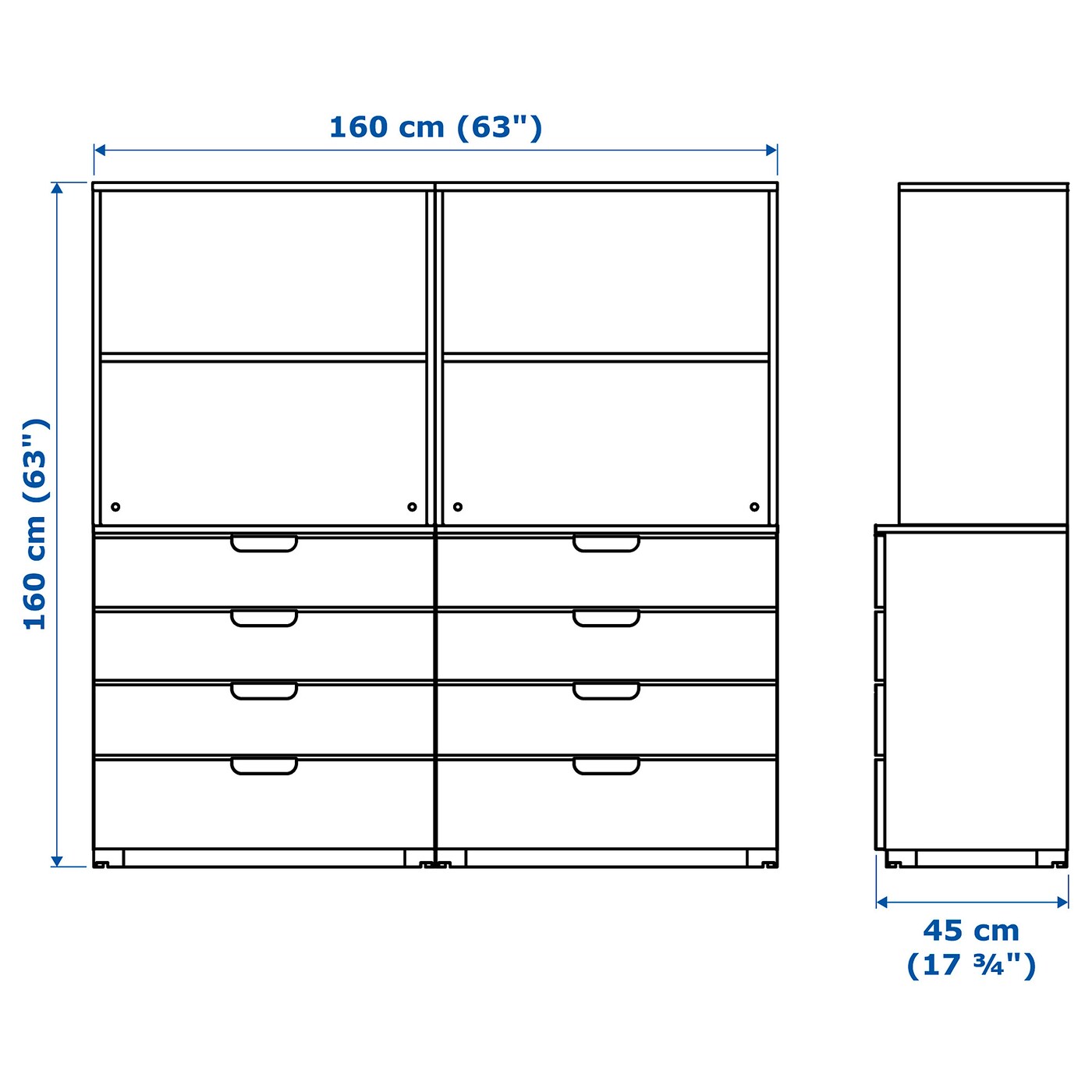 IKEA GALANTシリーズ　廃盤品　ホワイト　三段　付属品付き　新生活 IKEA GALANTシリーズ 廃盤品 ホワイト 三段 付属品付き 新生活