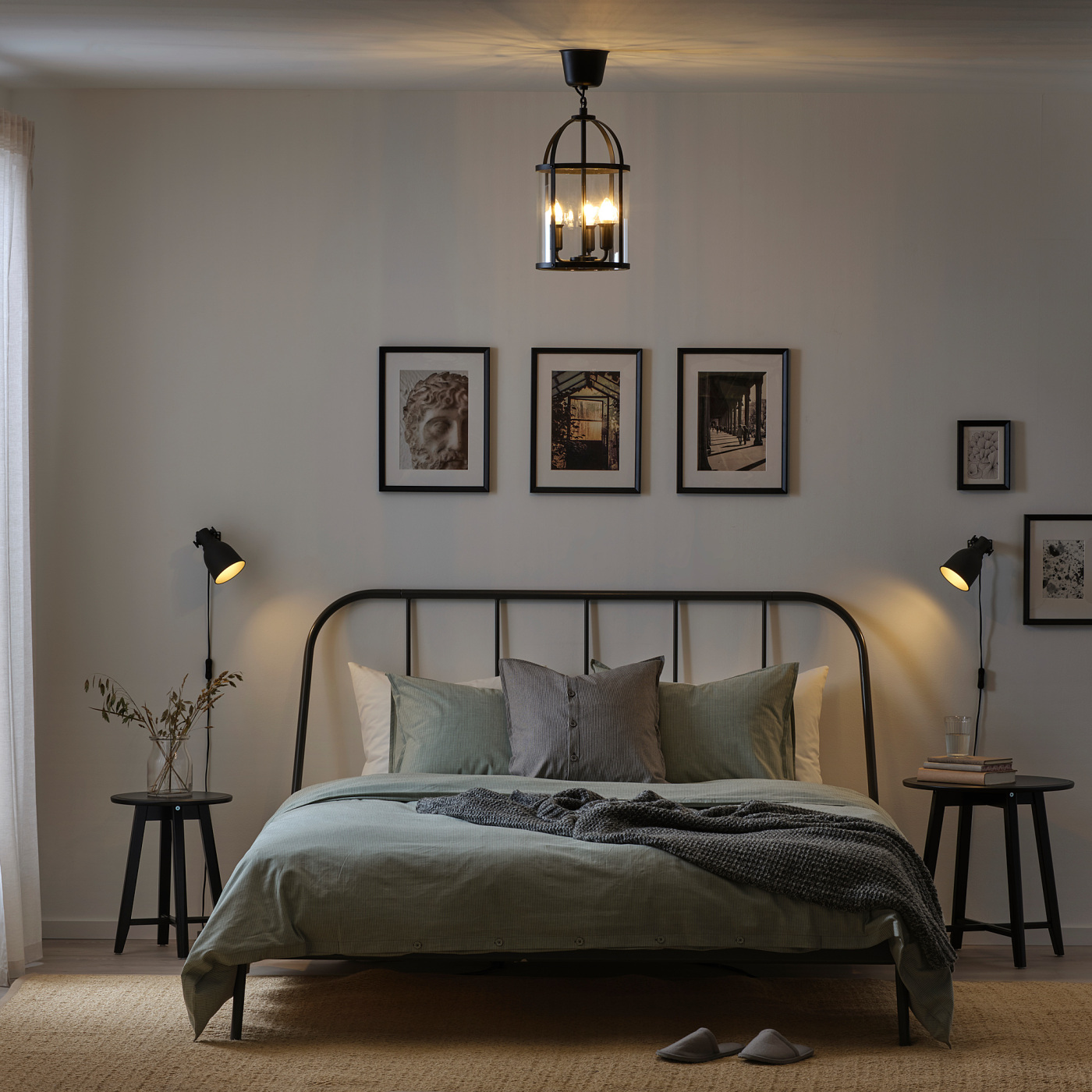 IKEA GALJON ペンダントランプ ブラック　イケア　ガリヨン　未使用 GALJON pendant lamp black/transparent glass - IKEA