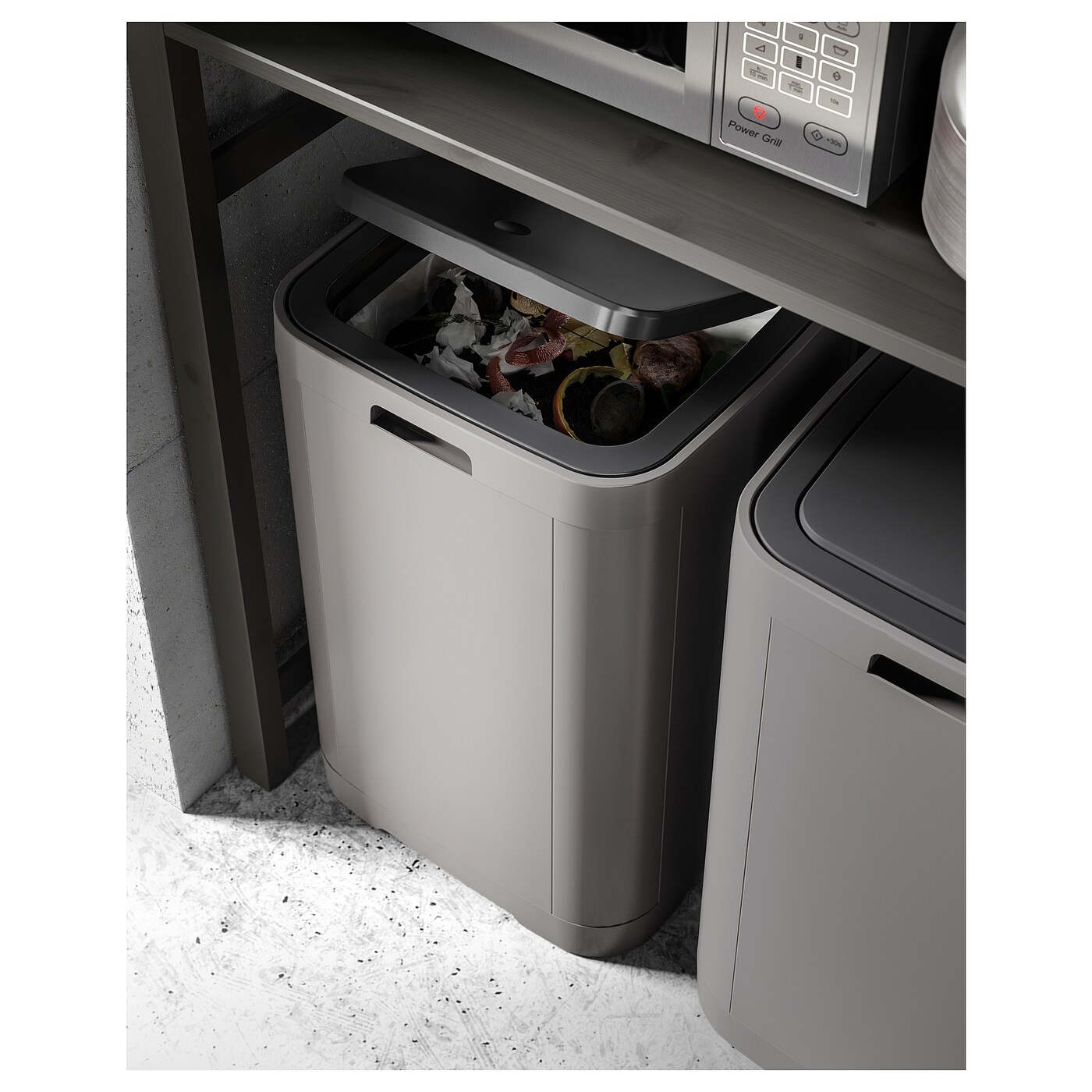 新品未開封】IKEA GIGANTISK タッチ式ゴミ箱 60L ゴミ箱