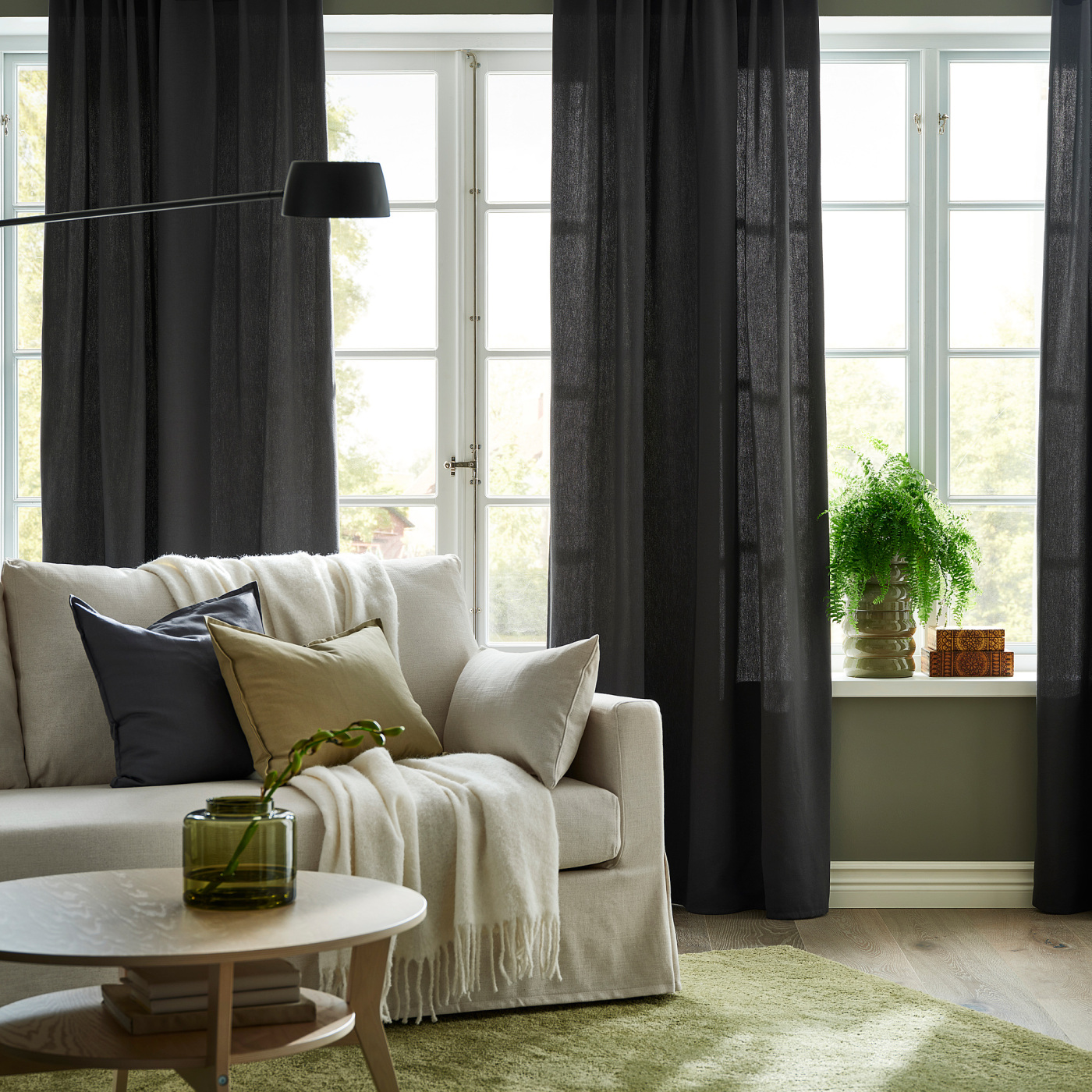 ODONVIDE weighted blanket, light warm dark grey - IKEA