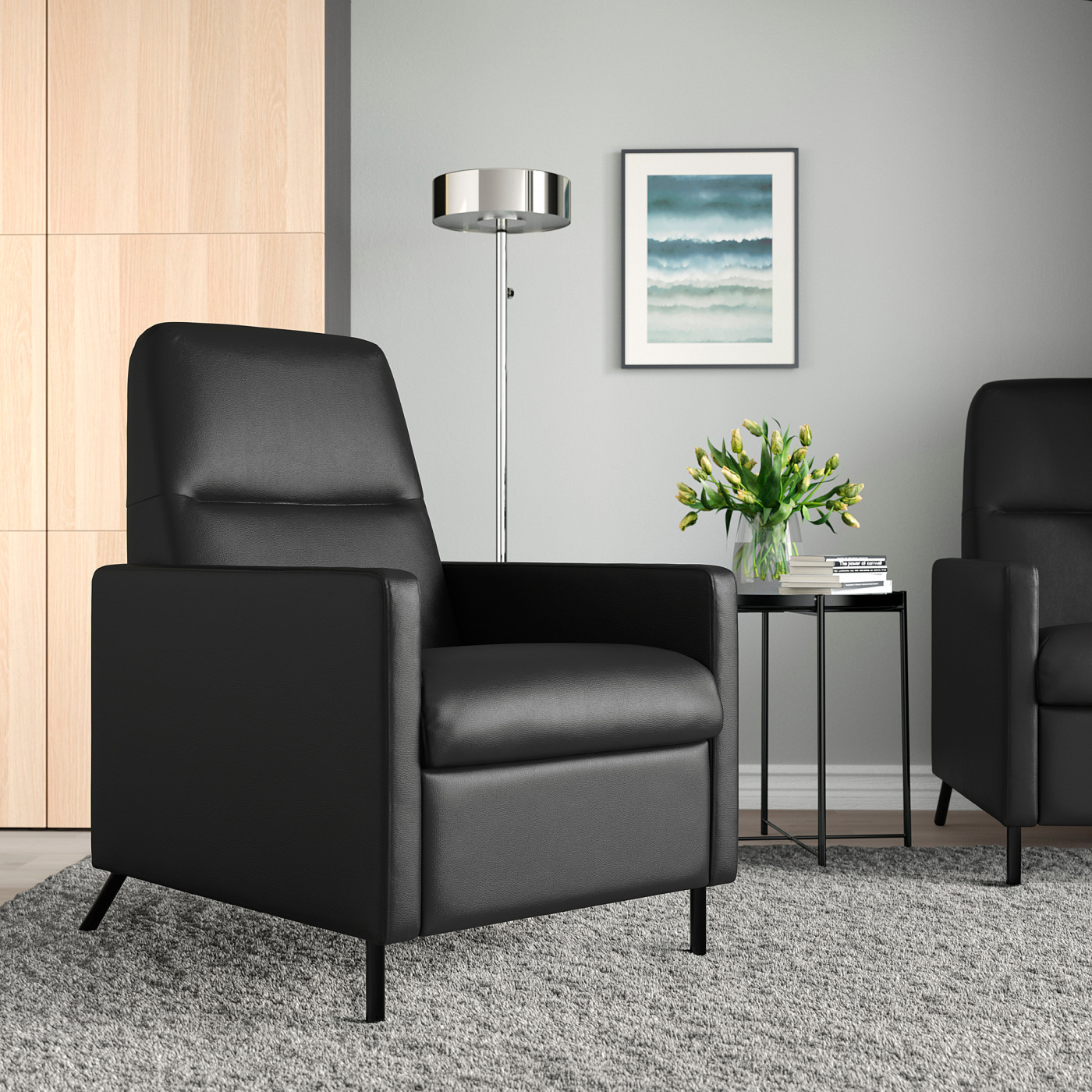 GISTAD recliner Bomstad black - IKEA