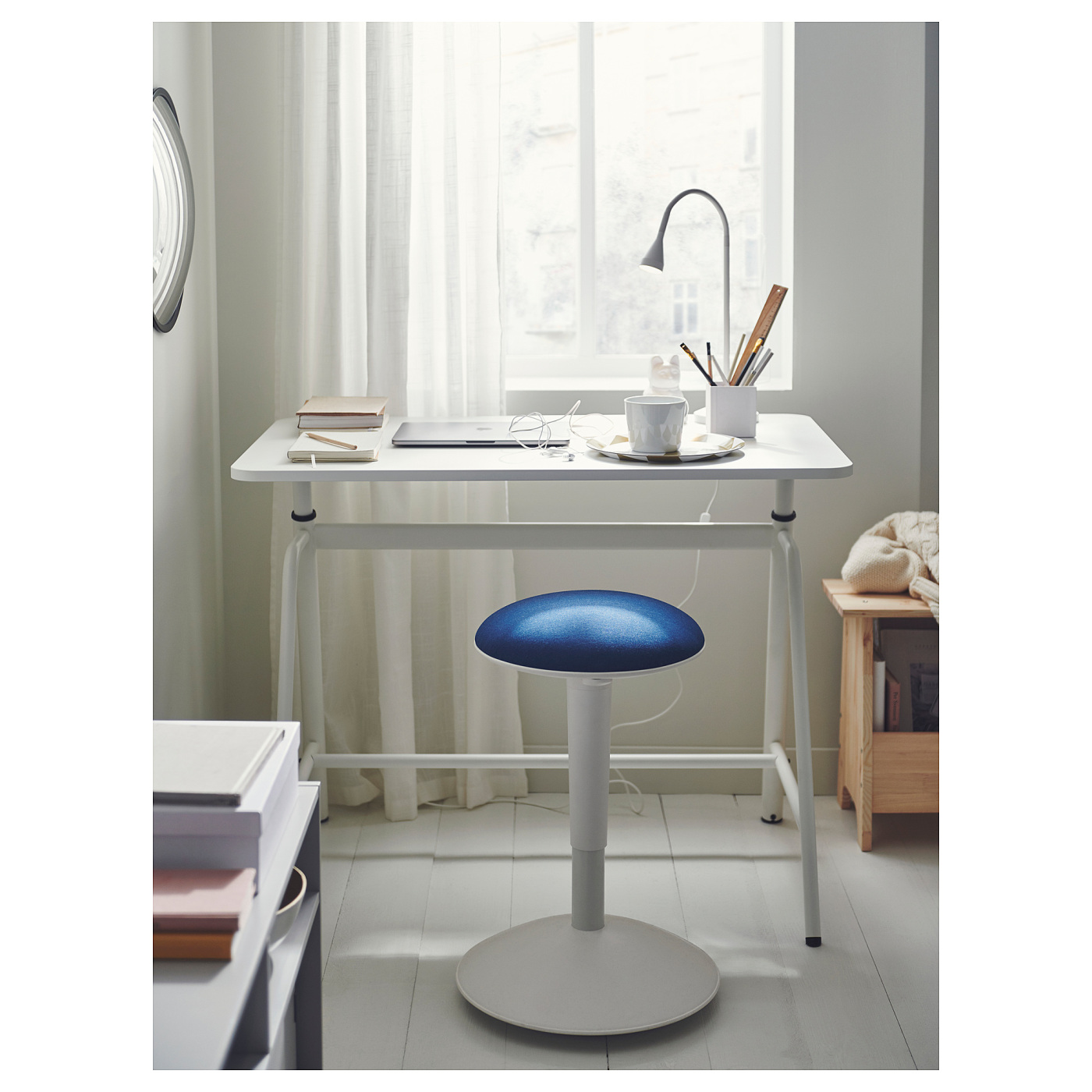 IKEA グラードホイデン　スタンディングデスク　ホワイト GLADHÖJDEN desk sit/stand white - IKEA