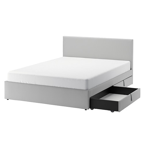KOPARDAL bed frame grey/Lönset - IKEA KOPARDAL bed frame grey/Lönset - IKEA
