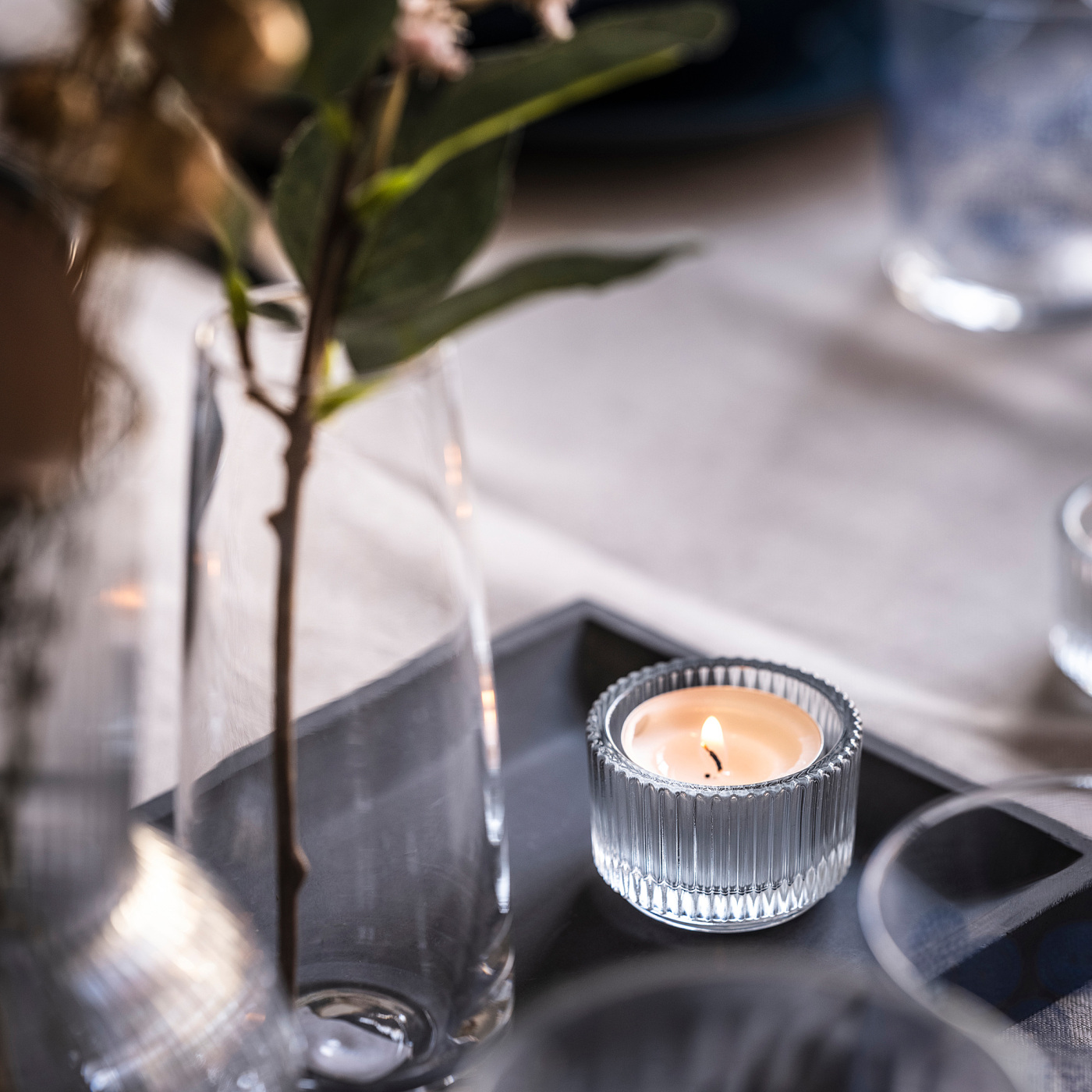 GLIMMA unscented tealight - IKEA