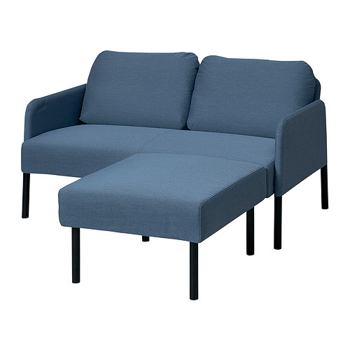 その他 GLOSTAD 2-seat sofa, Knisa medium blue GLOSTAD 2-seat sofa Knisa medium blue - IKEA