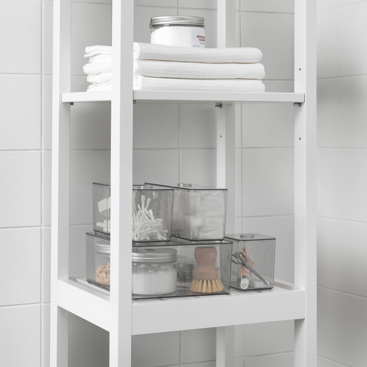 GODMORGON box with lid, set of 5 smoked - IKEA