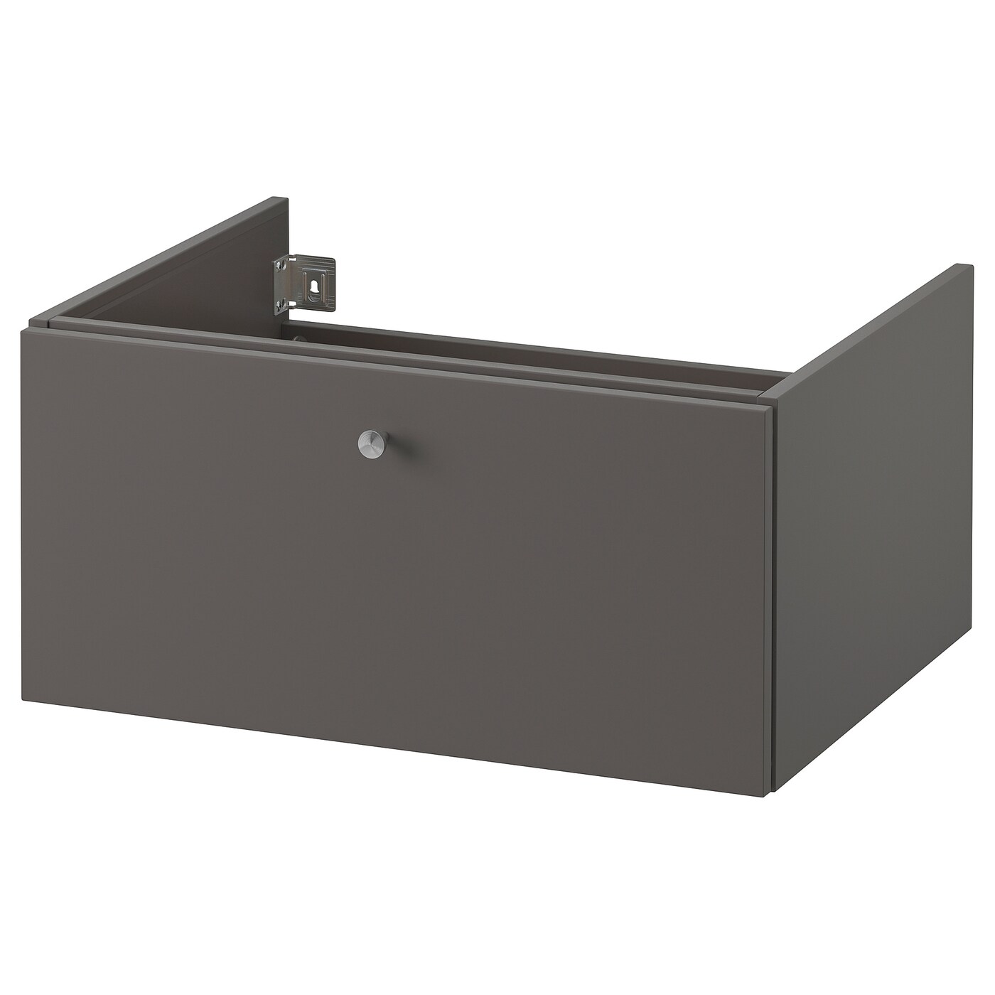 GODMORGON wash-stand with 1 drawer Gillburen dark grey - IKEA