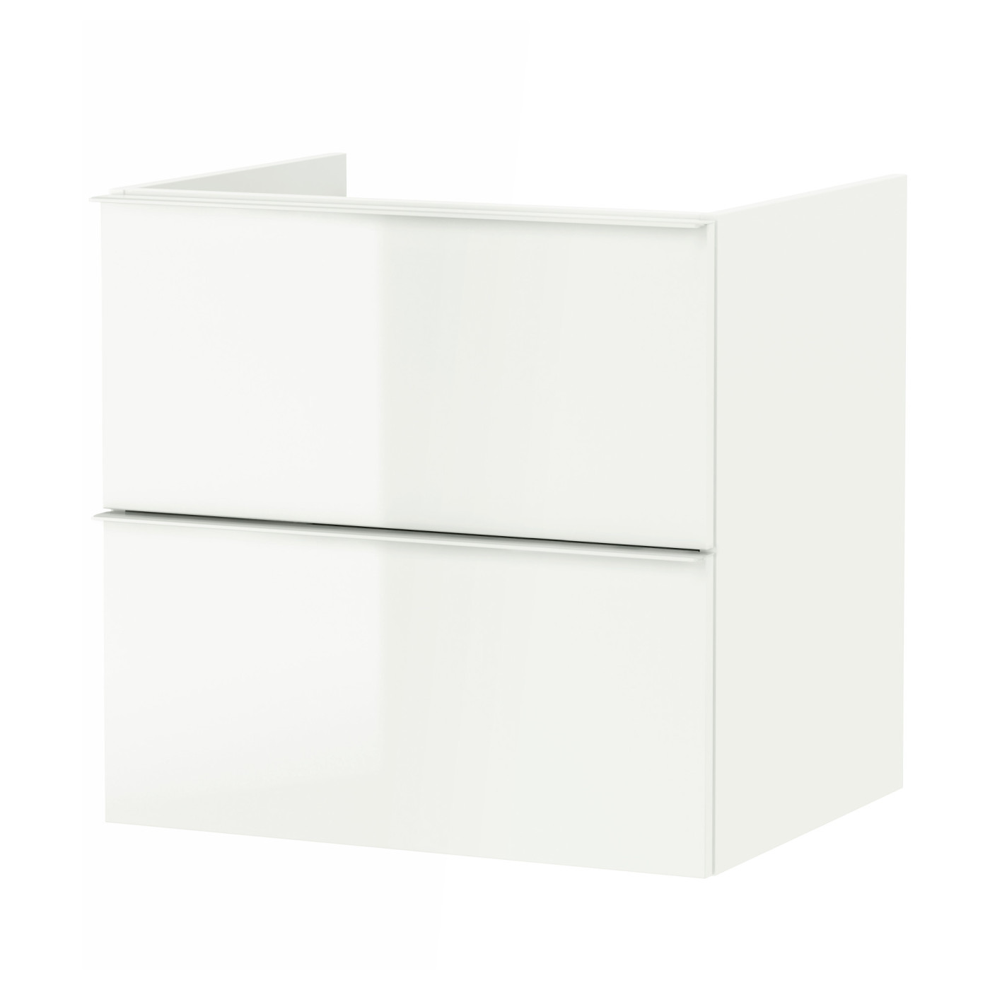 GODMORGON wash-stand with 2 drawers high-gloss white - IKEA