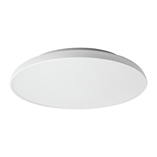 GÖSSTAKE LED ceiling lamp round white - IKEA
