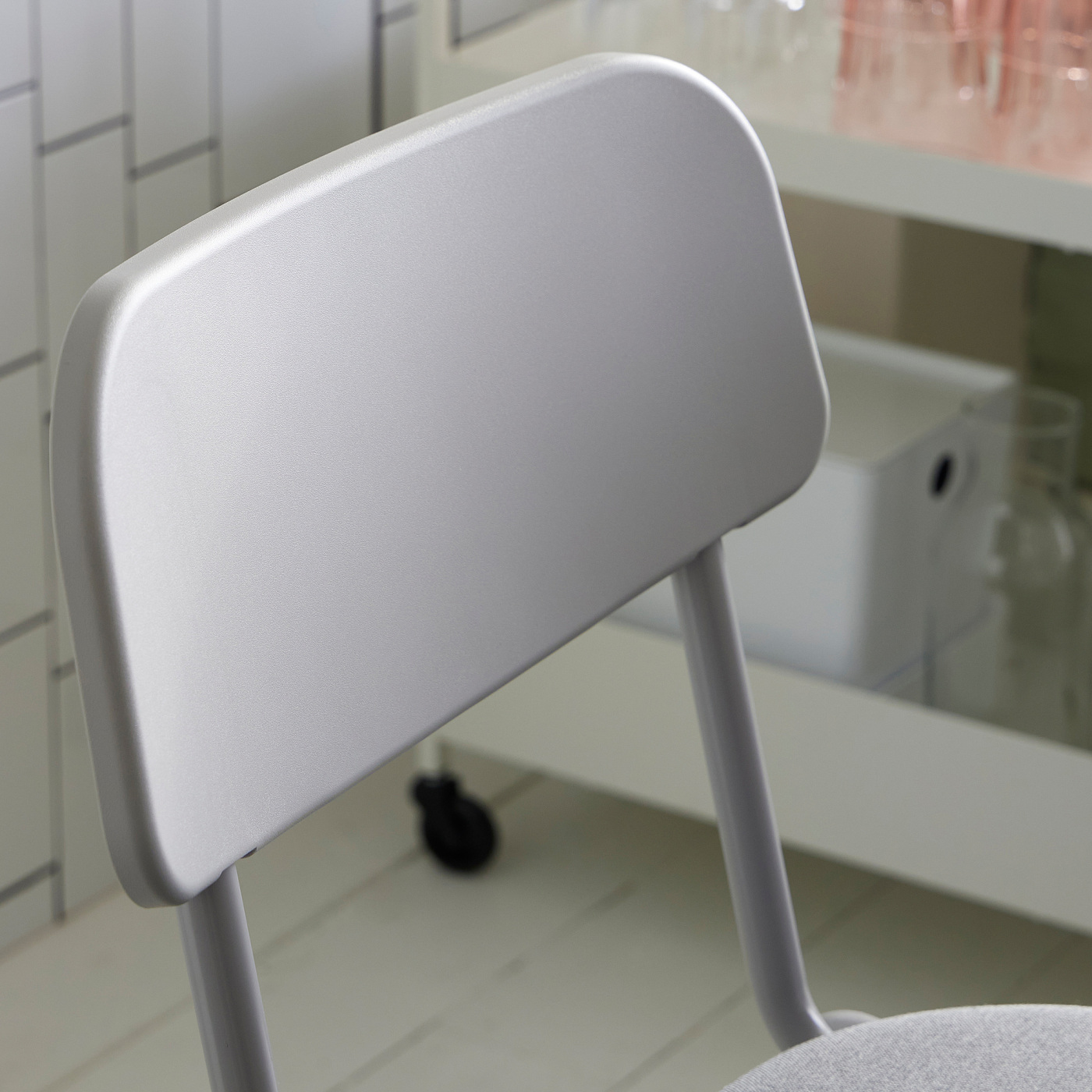 GRÅSALA / GRÅSALA table and 4 chairs grey grey/grey - IKEA