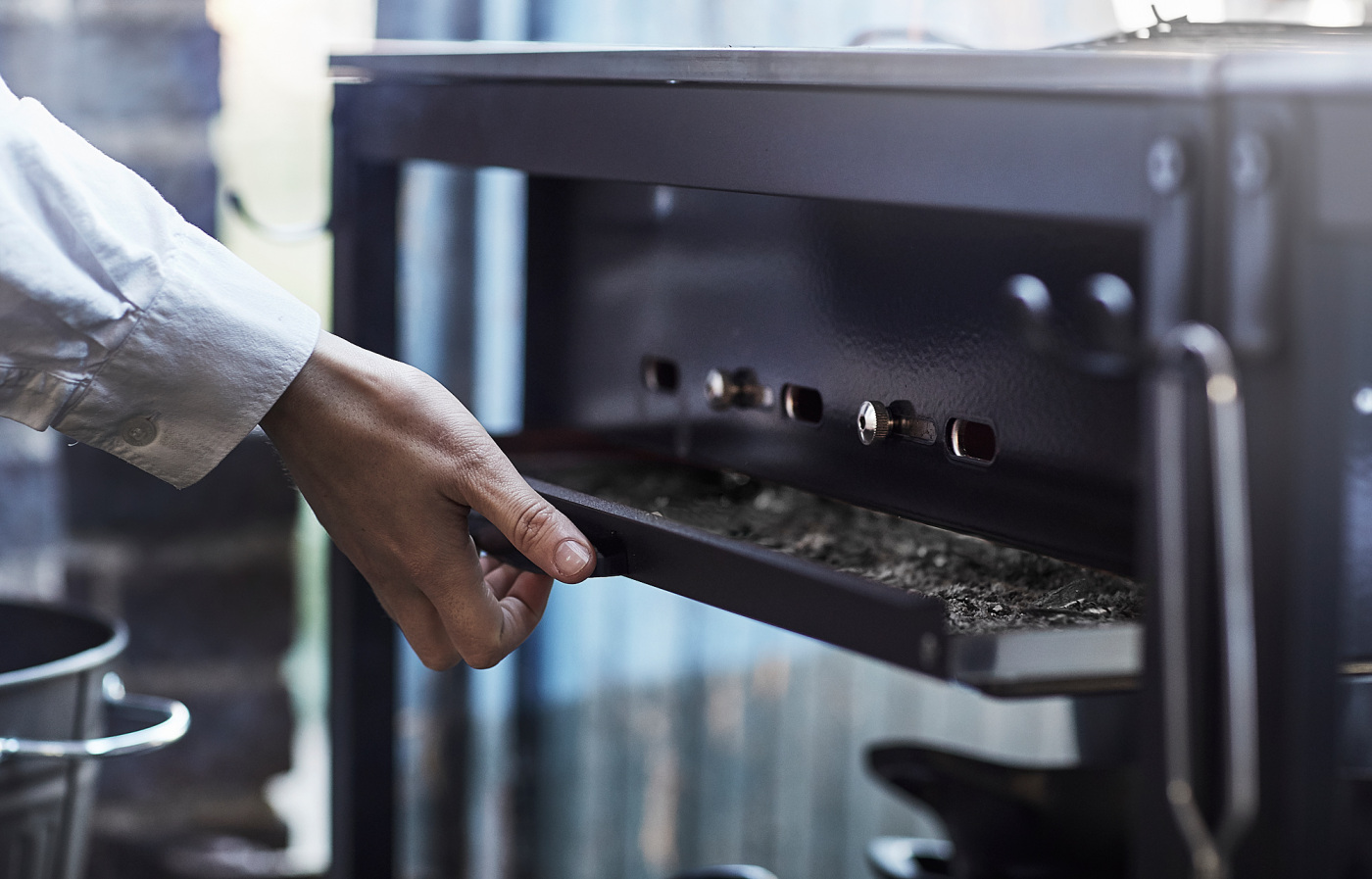 GRILLSKÄR kitchen sink ut/chrcl bbq, outdoor stainless steel - IKEA