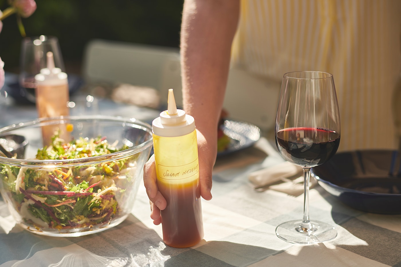 GRILLTIDER squeeze bottle plastic/transparent - IKEA