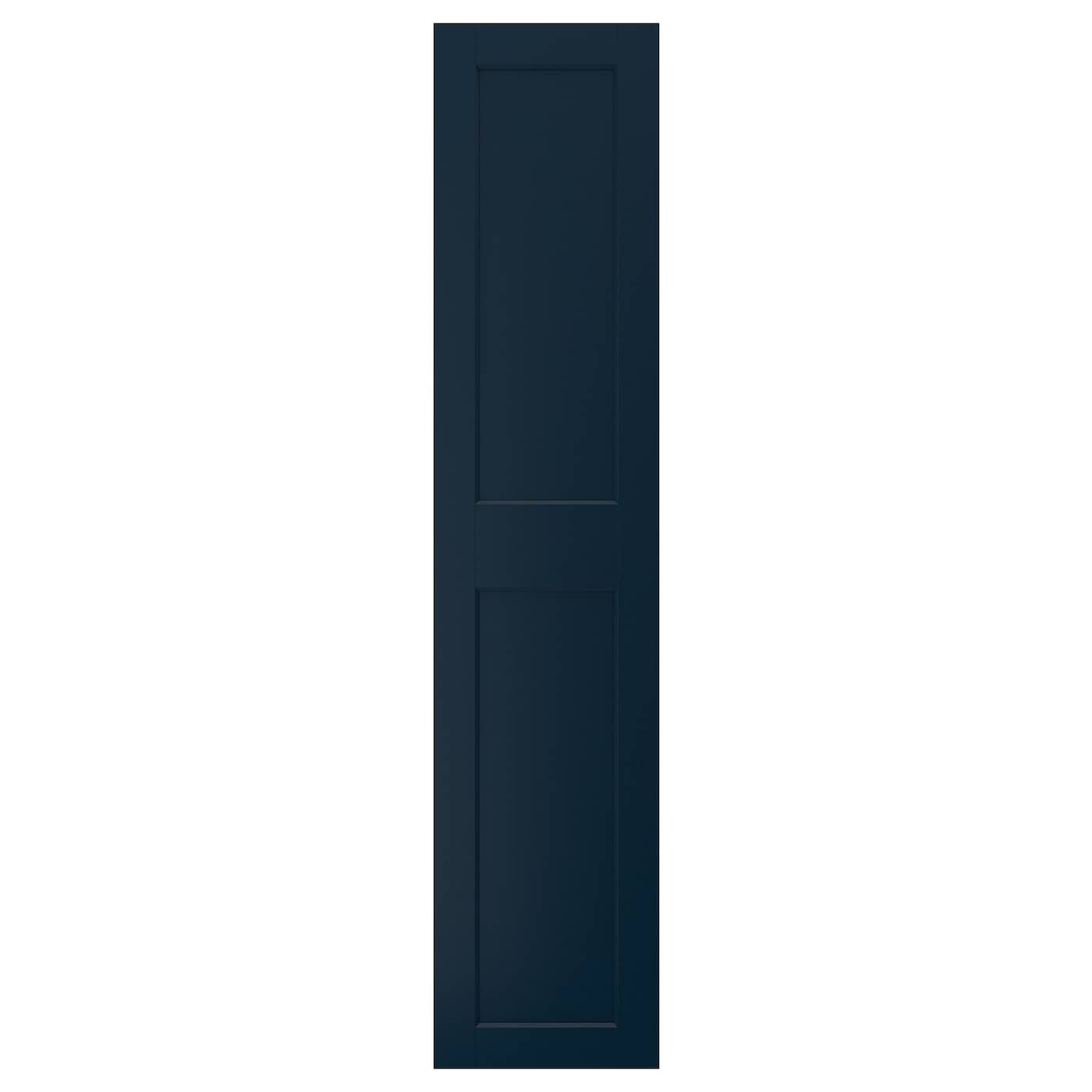 GRIMO door with hinges dark blue IKEA