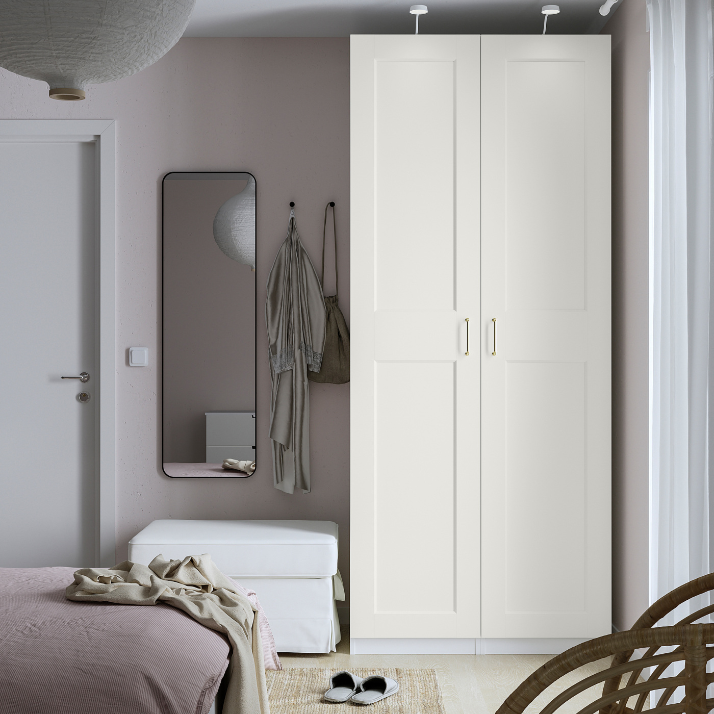 GRIMO door with hinges white - IKEA