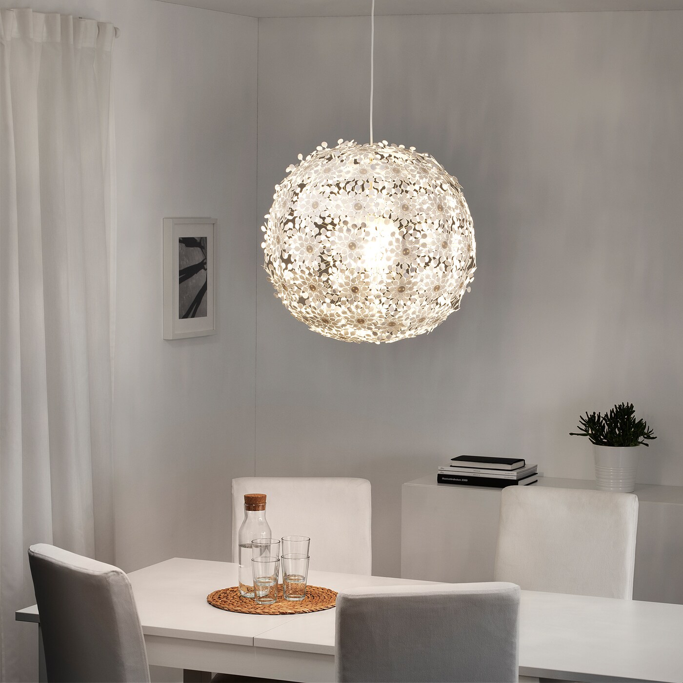 GRIMSÅS pendant lamp white - IKEA