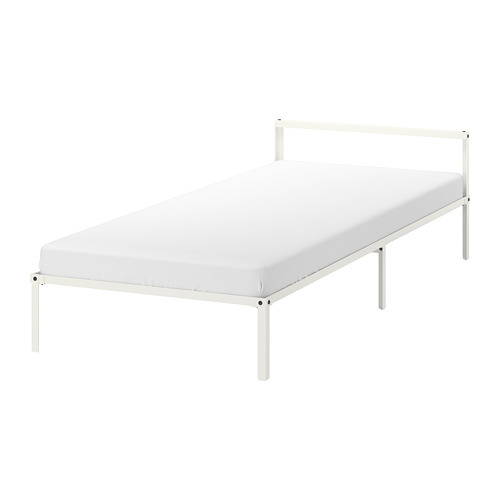 NESTTUN bed frame white/Lönset - IKEA