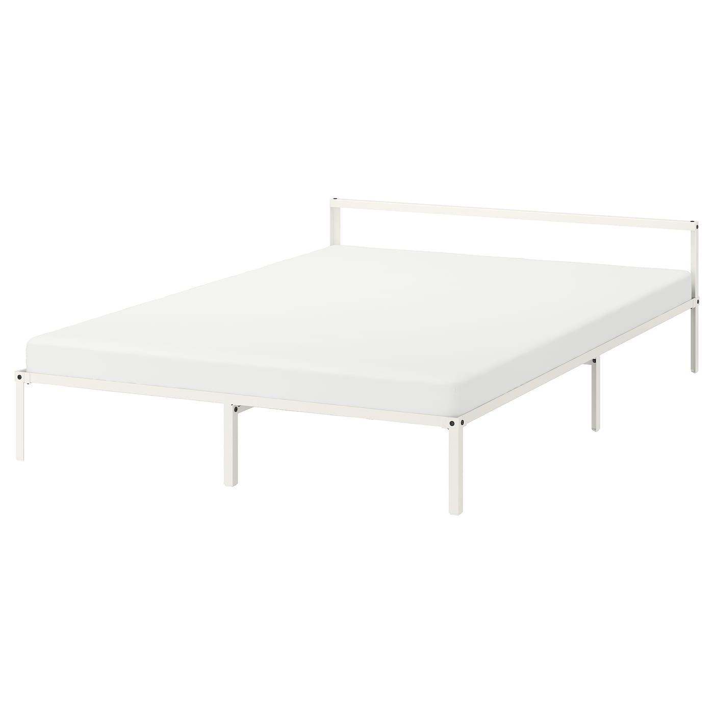 ブランド品専門の GRIMSBU bed frame white - IKEA ベッドフレーム