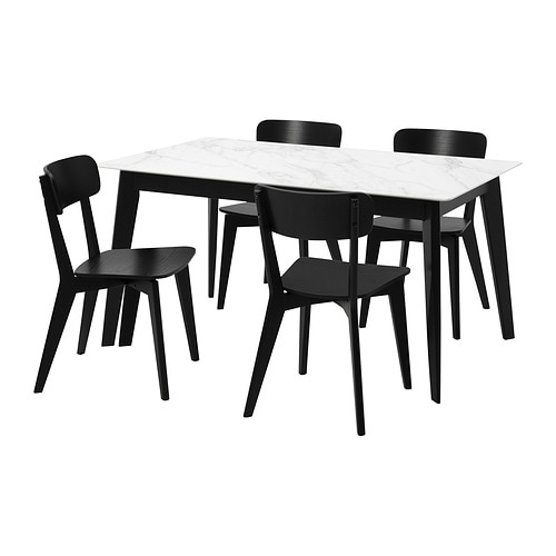 カキ♡BIMAKES SHINBASU DINING TABLE 155 Nimes dining table Black | Brafab