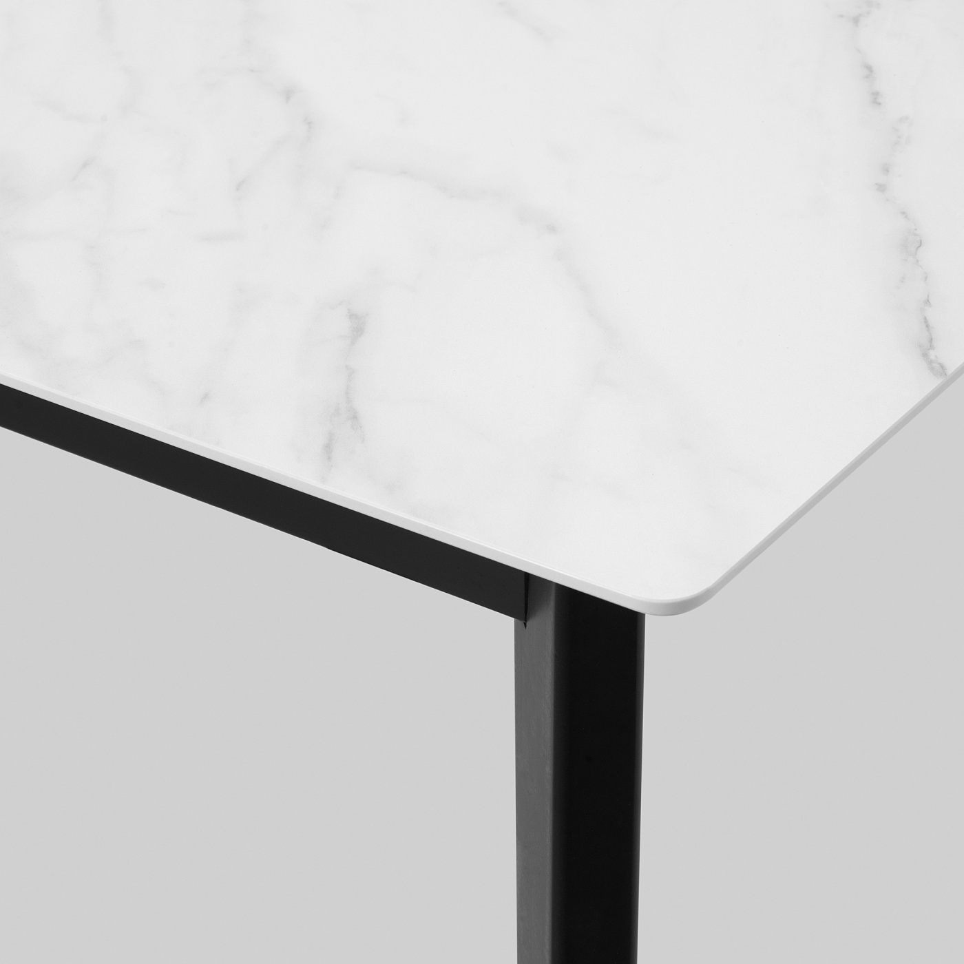 GRINDSLID / LISABO table and 4 chairs ceramic/black - IKEA