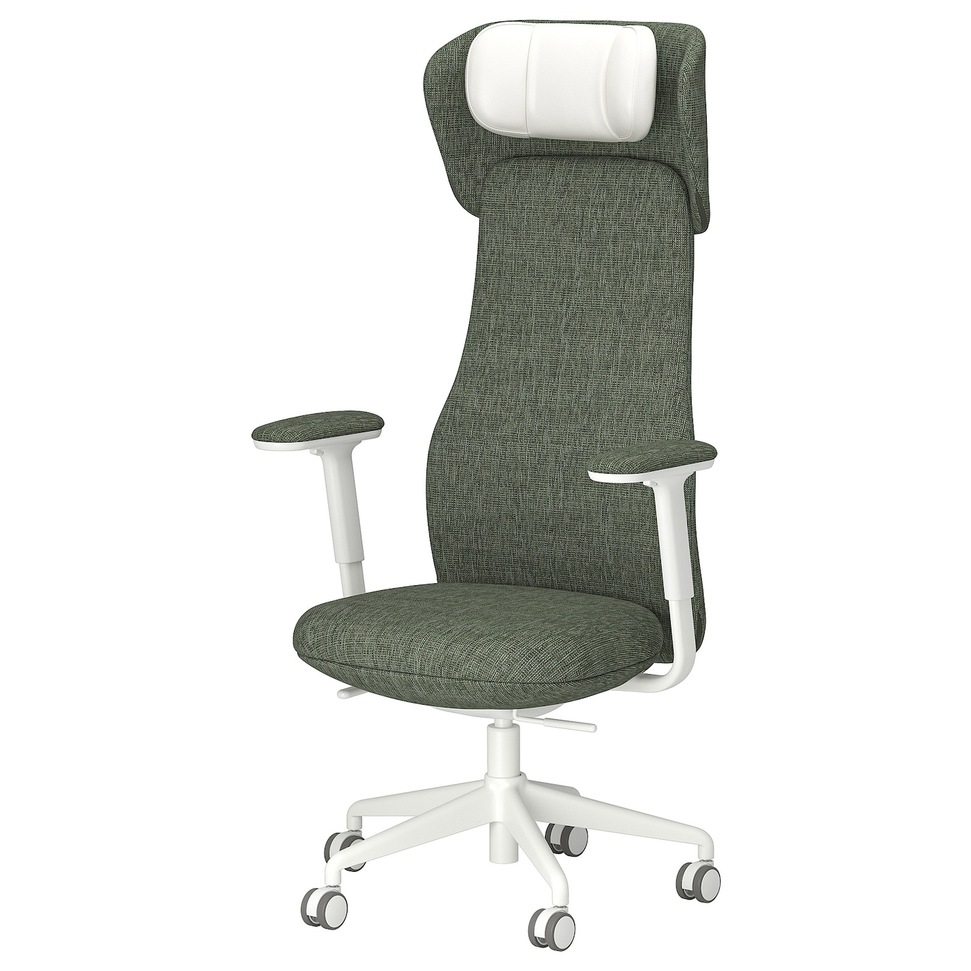 GRÖNFJÄLL office chair with arm/headrest Letafors green