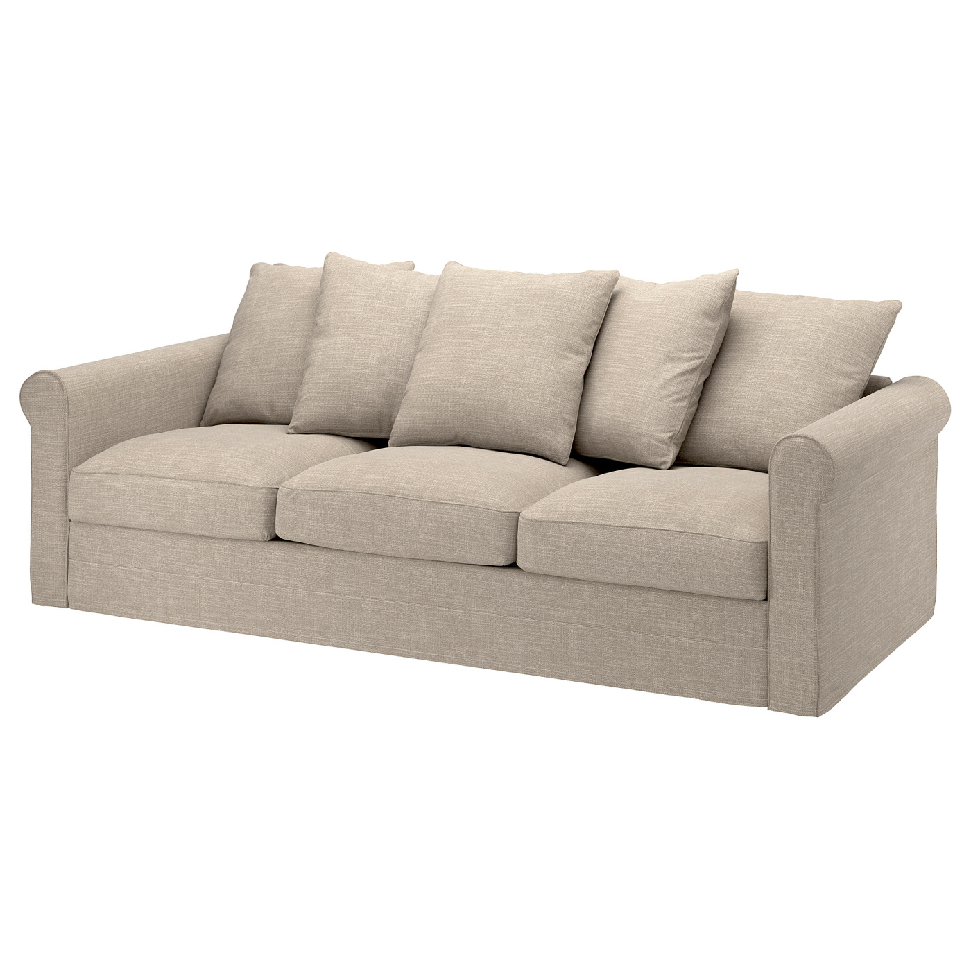 GRÖNLID 3-seat sofa Hillared beige - IKEA