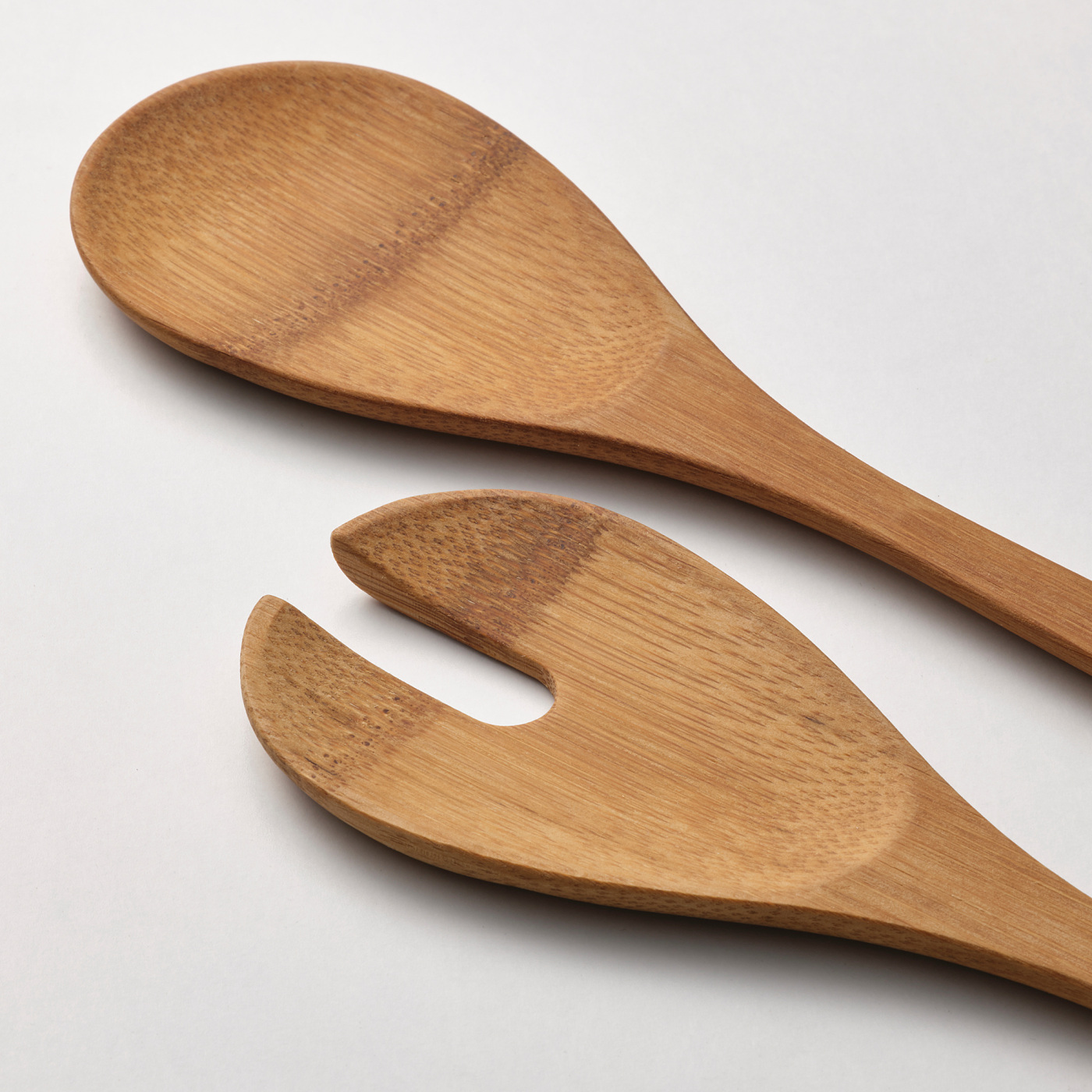 GRÖNSAKER 2-piece salad servers set bamboo - IKEA