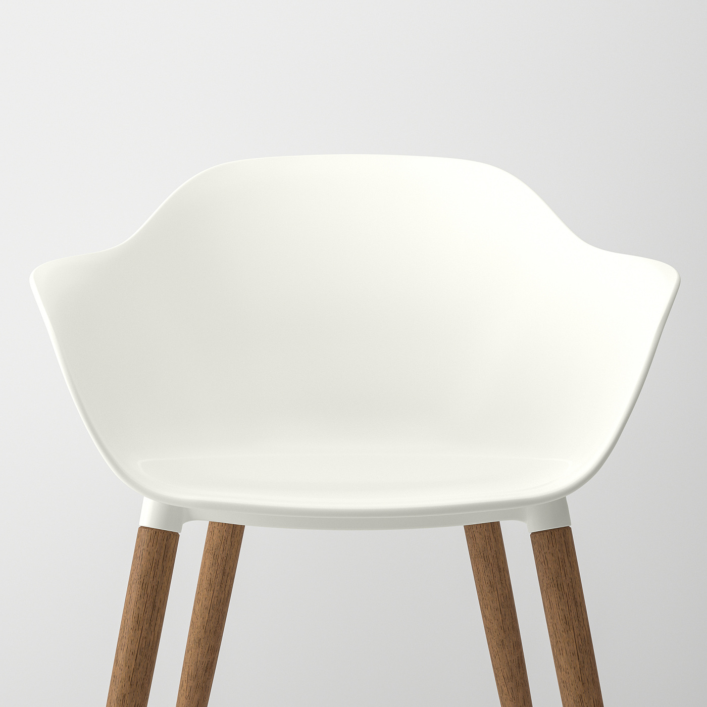 GRÖNSTA chair with armrests, in/outdoor white - IKEA