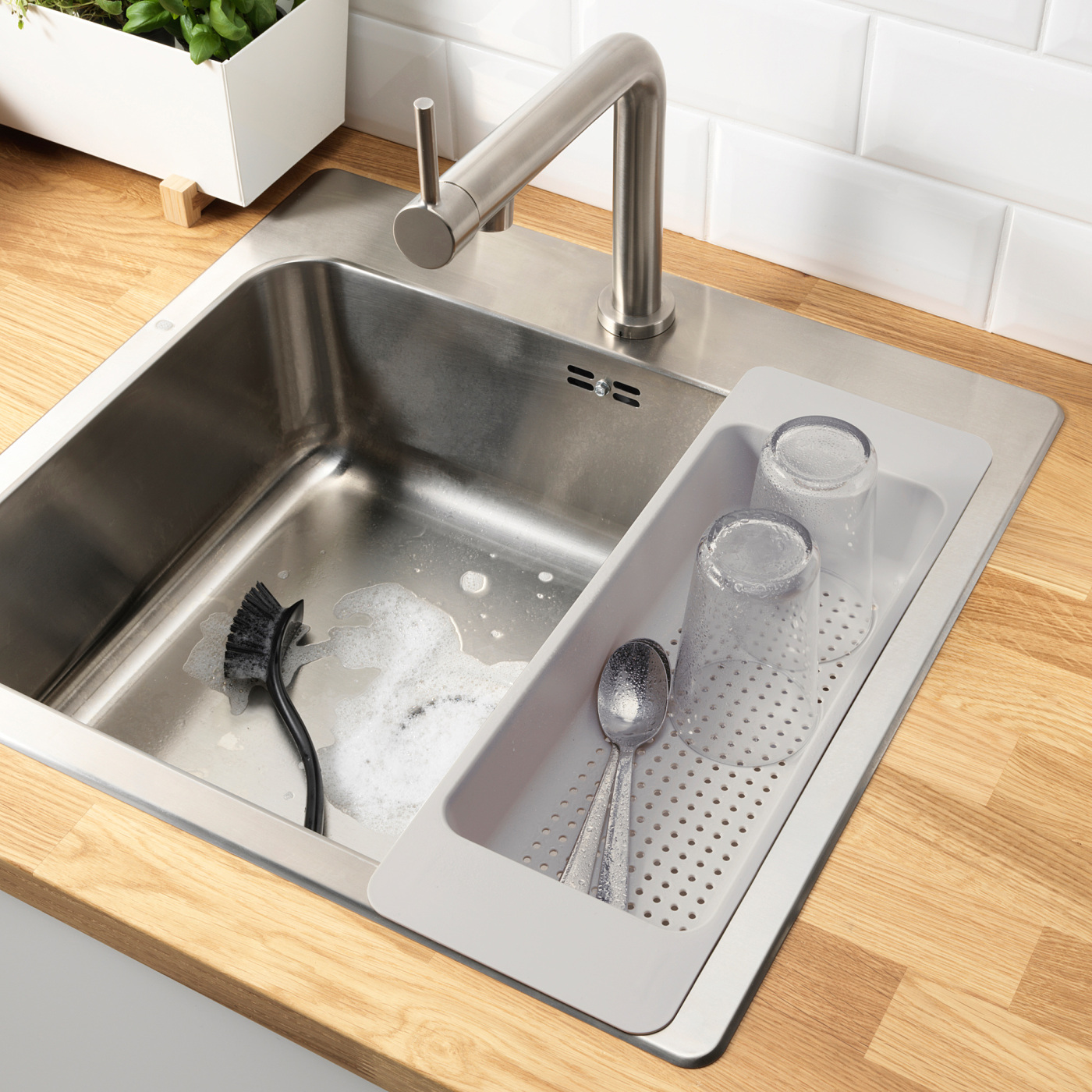 GRUNDVATTNET colander grey - IKEA