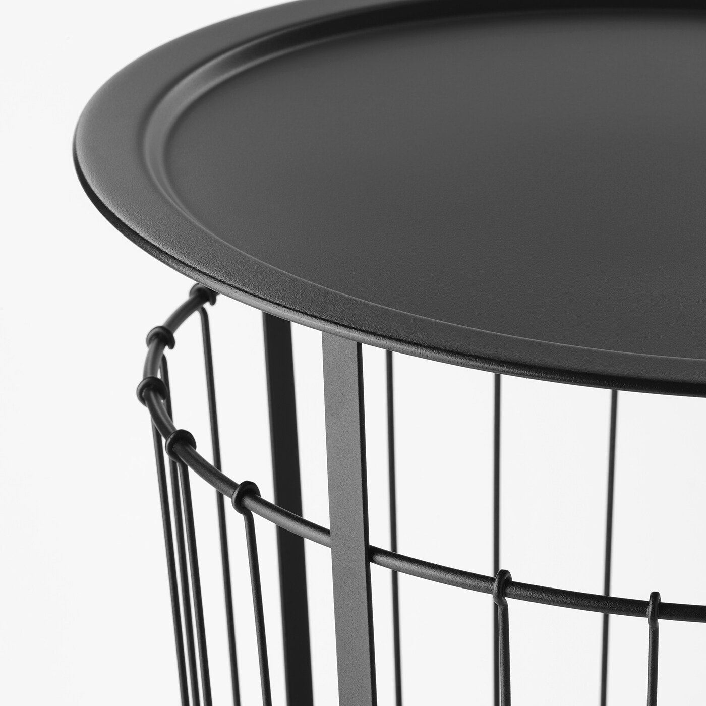 GUALÖV storage table black - IKEA