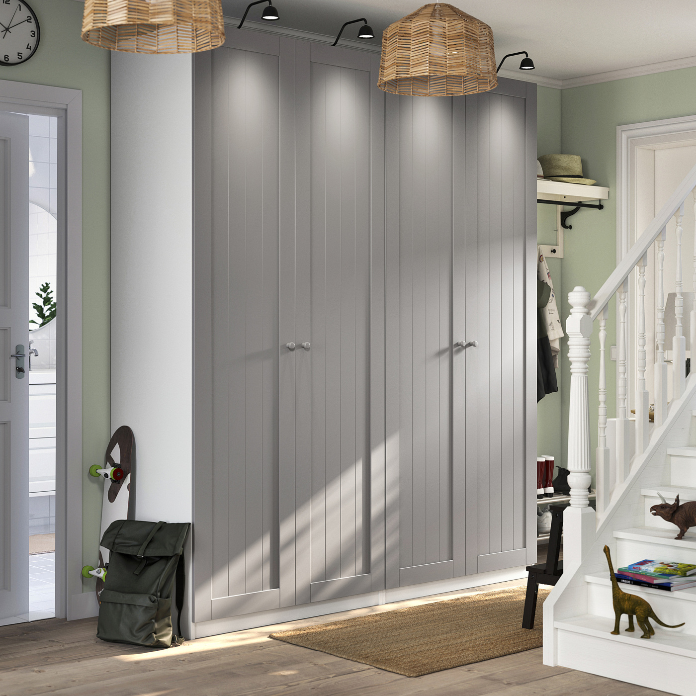 GULLABERG door with hinges grey - IKEA
