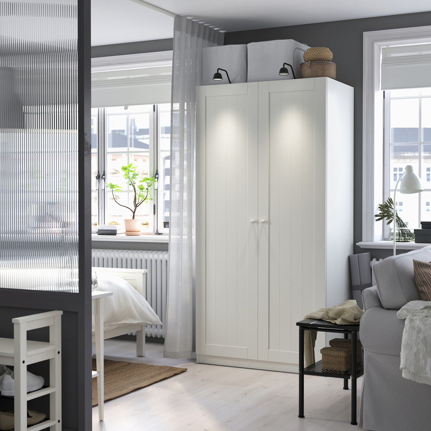 GULLABERG door with hinges white - IKEA