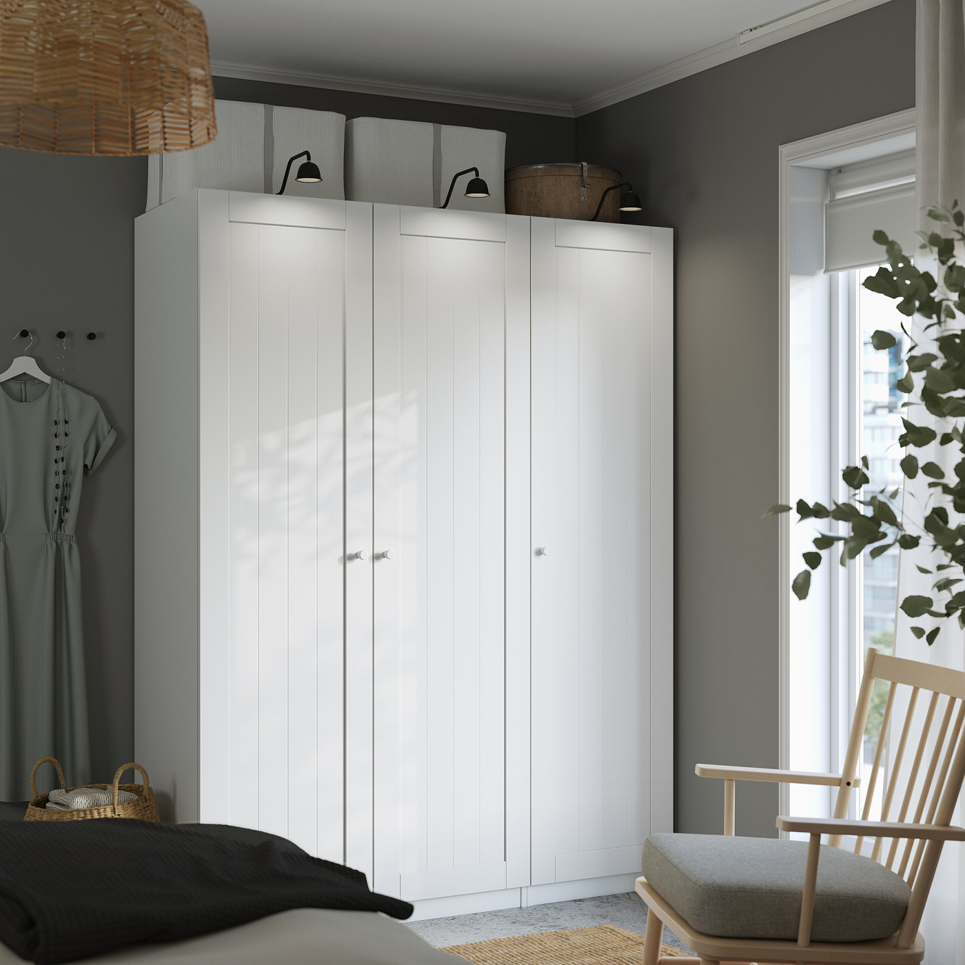 GULLABERG door with hinges white - IKEA