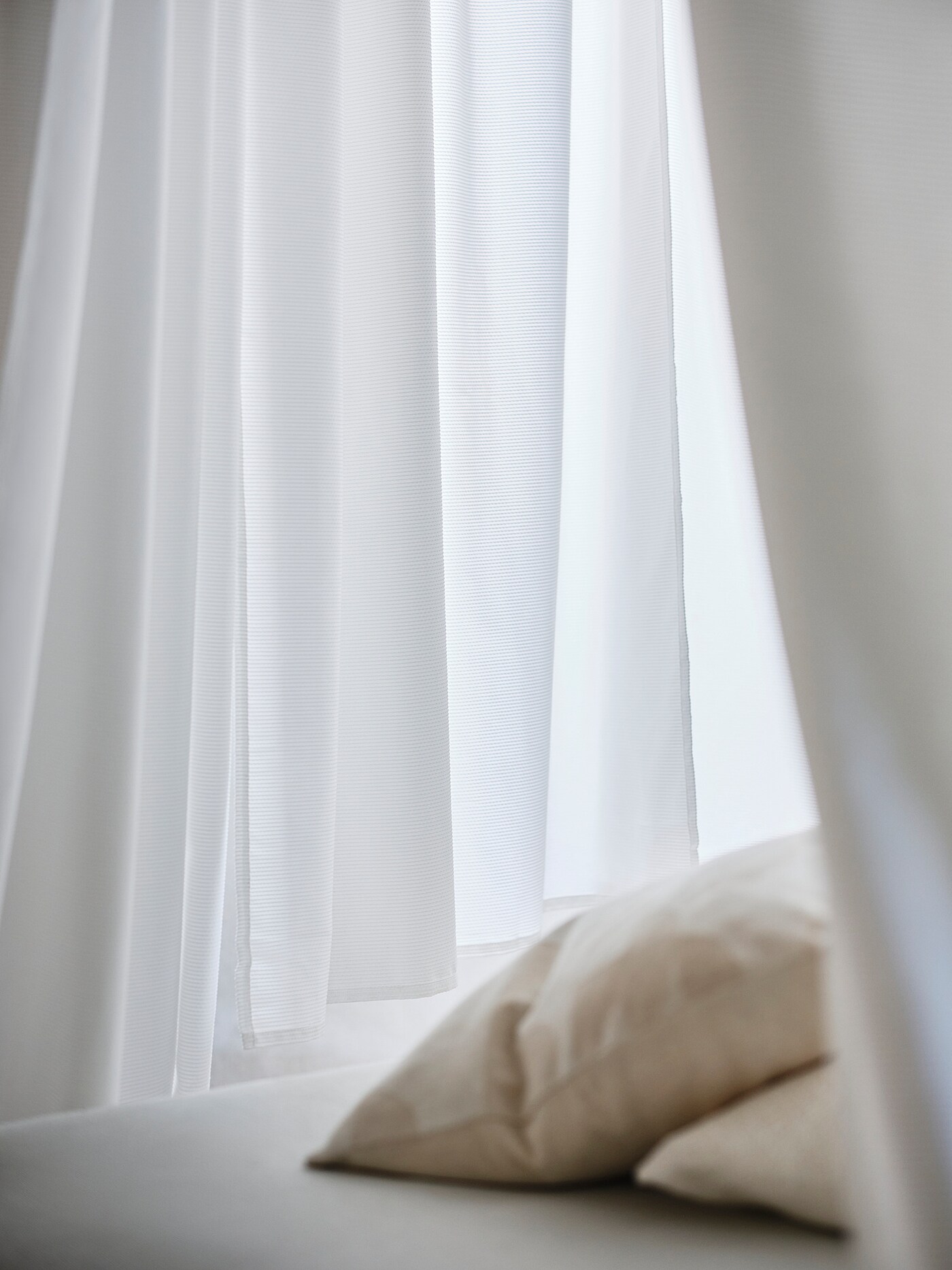 GUNNLAUG sound absorbing curtain white - IKEA