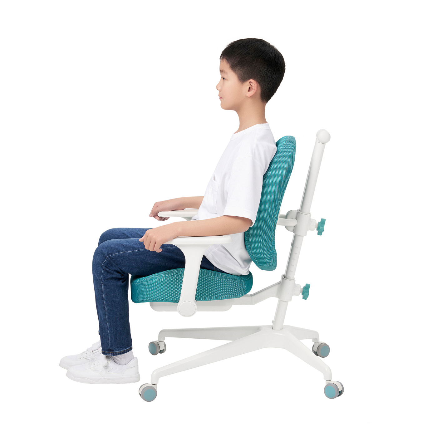 GUNRIK children's desk chair turquoise - IKEA