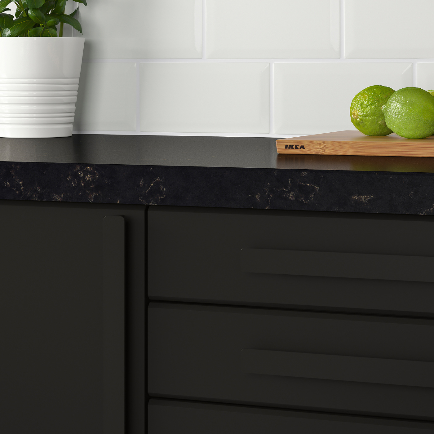 HACKÅS handle anthracite - IKEA
