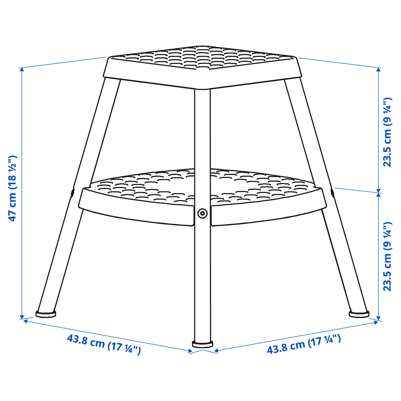 HADDARP step stool 4-way orange - IKEA