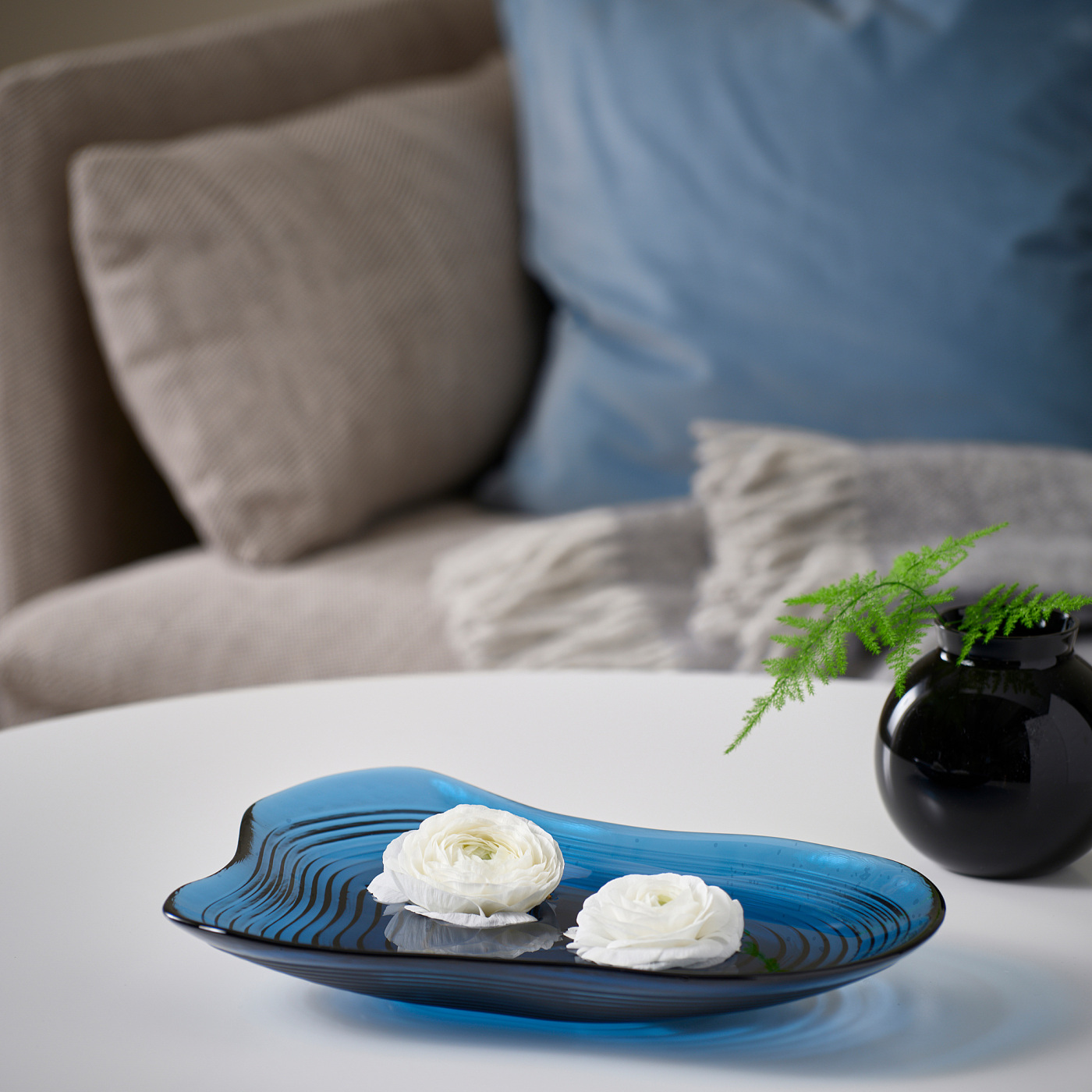 HÄCKPOPPEL decorative bowl blue - IKEA