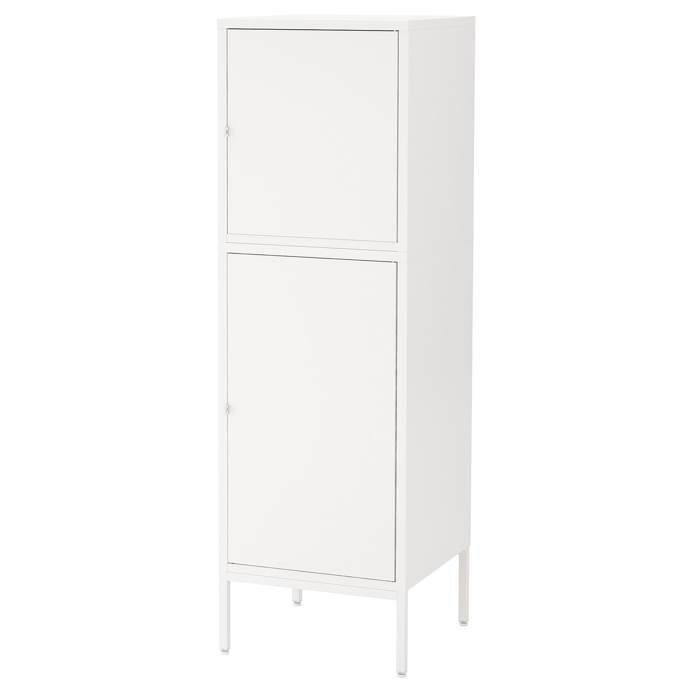 HÄLLAN storage combination with doors white - IKEA
