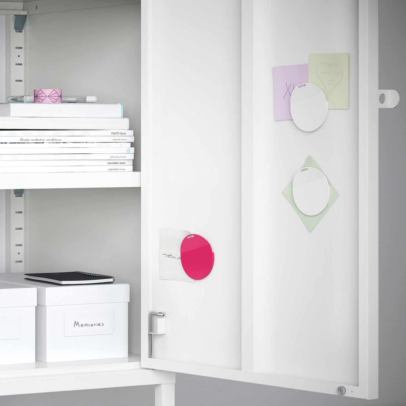HÄLLAN storage combination with doors white - IKEA