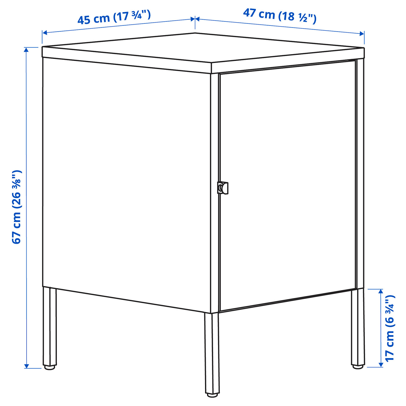 HÄLLAN storage combination with doors white - IKEA