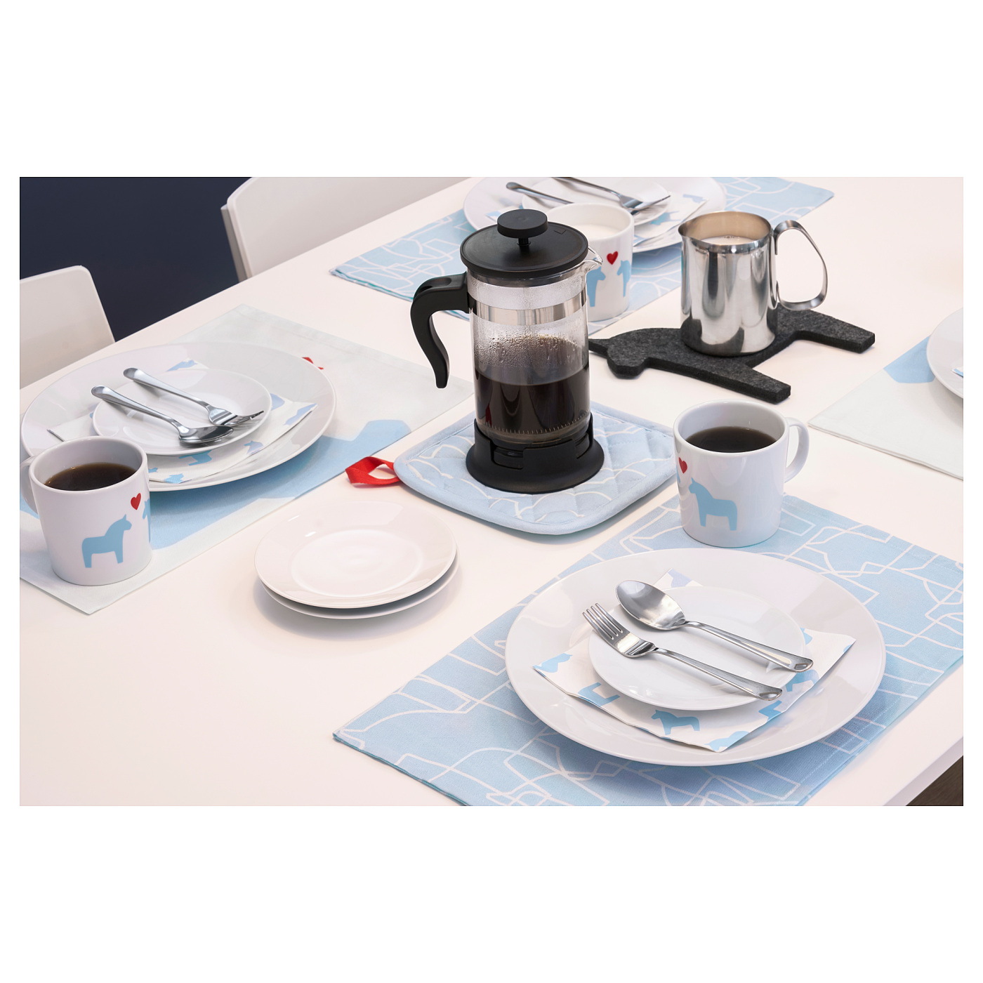 HÄSTHAGE tea towel blue - IKEA