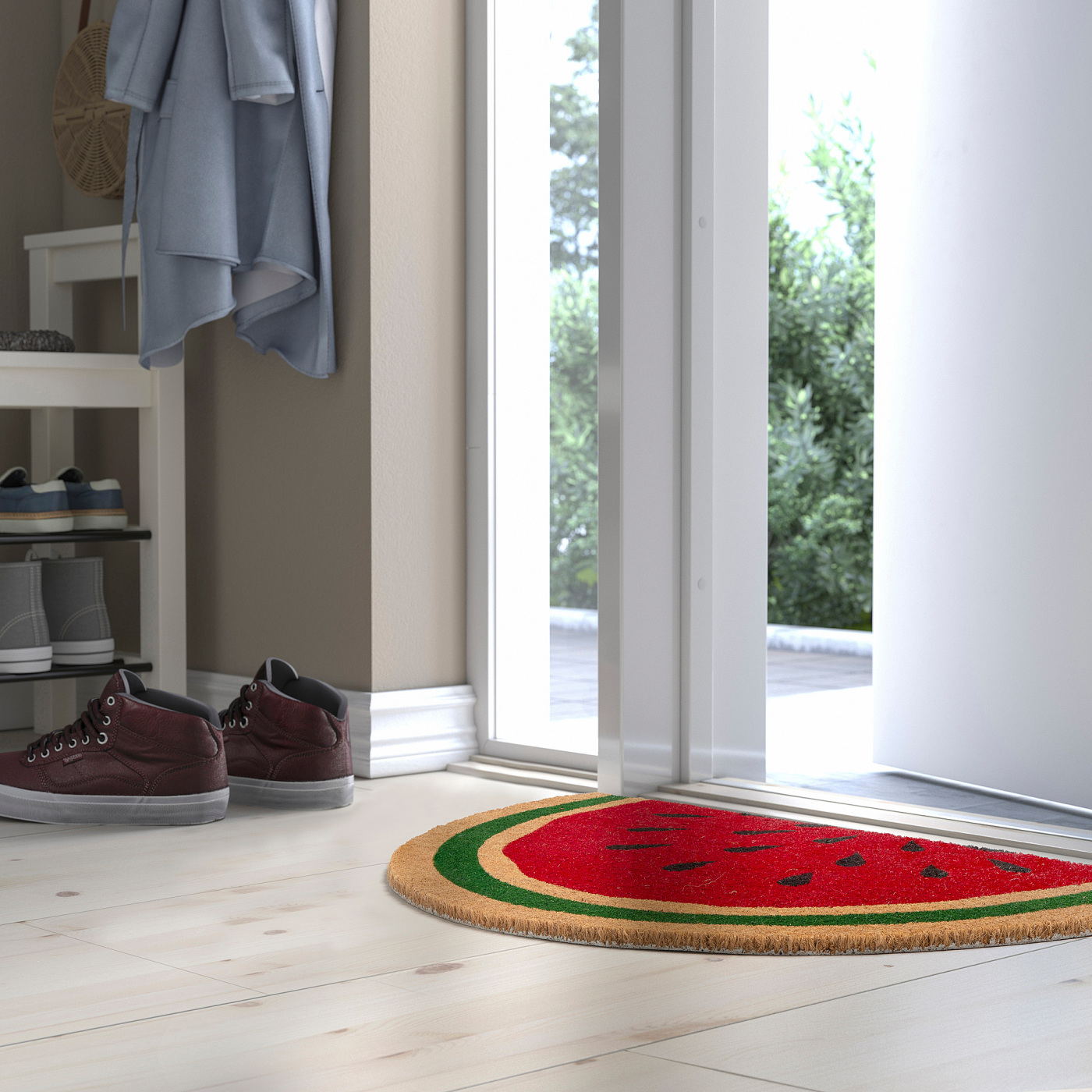 HALLSPÅR door mat watermelon - IKEA